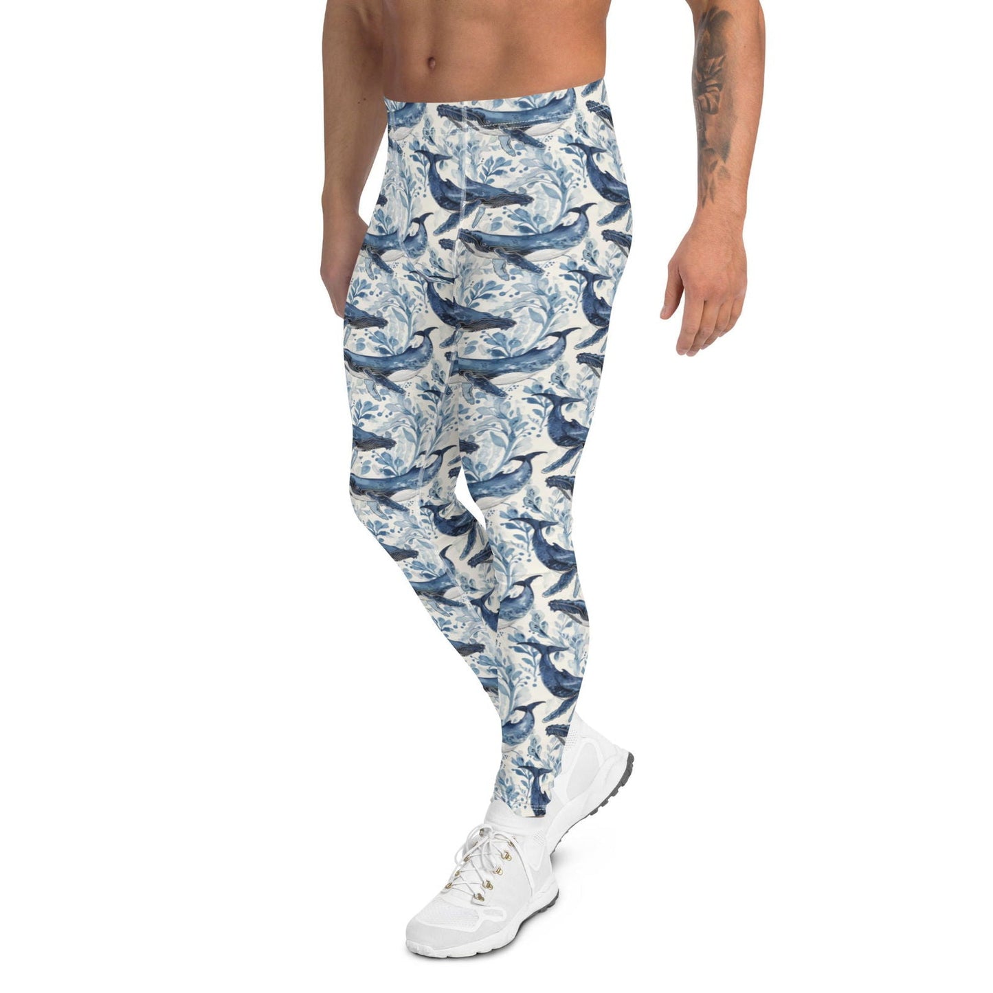 Salinity Swimwear Humpback Whale Song Men's Swim Leggings Leggings