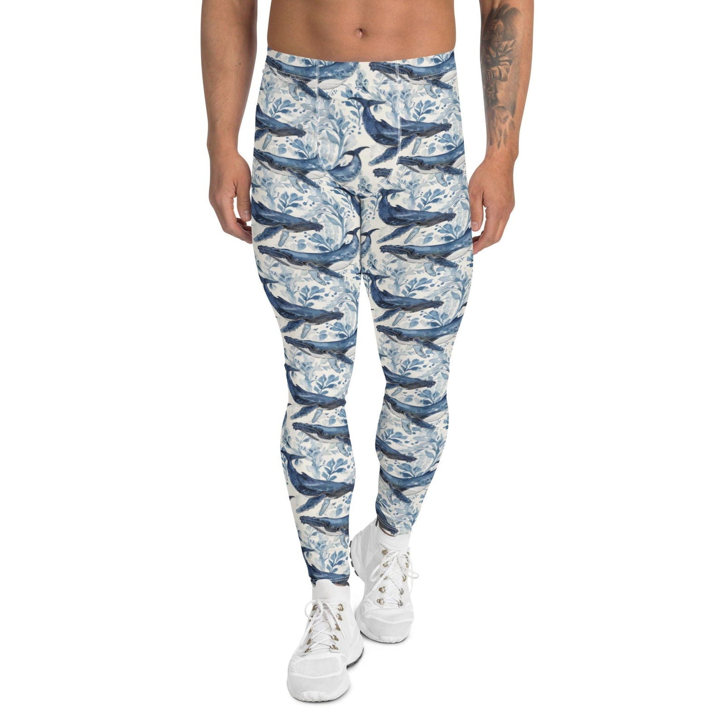 Salinity Swimwear Humpback Whale Song Men's Swim Leggings Leggings