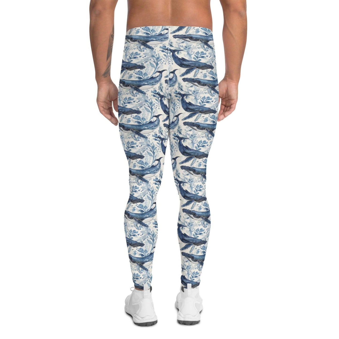 Salinity Swimwear Humpback Whale Song Men's Swim Leggings Leggings