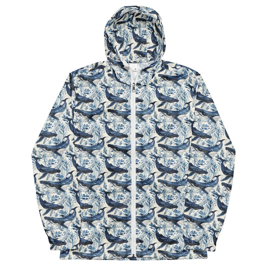Humpback Whale Song Men's Windbreaker - Salinity Swimwear