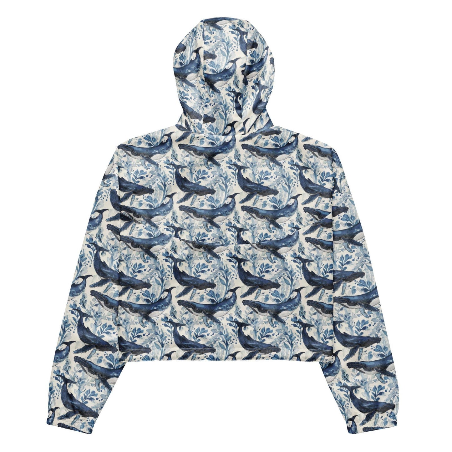 Salinity Swimwear Humpback Whale Song Women’s cropped Windbreaker Windbreaker