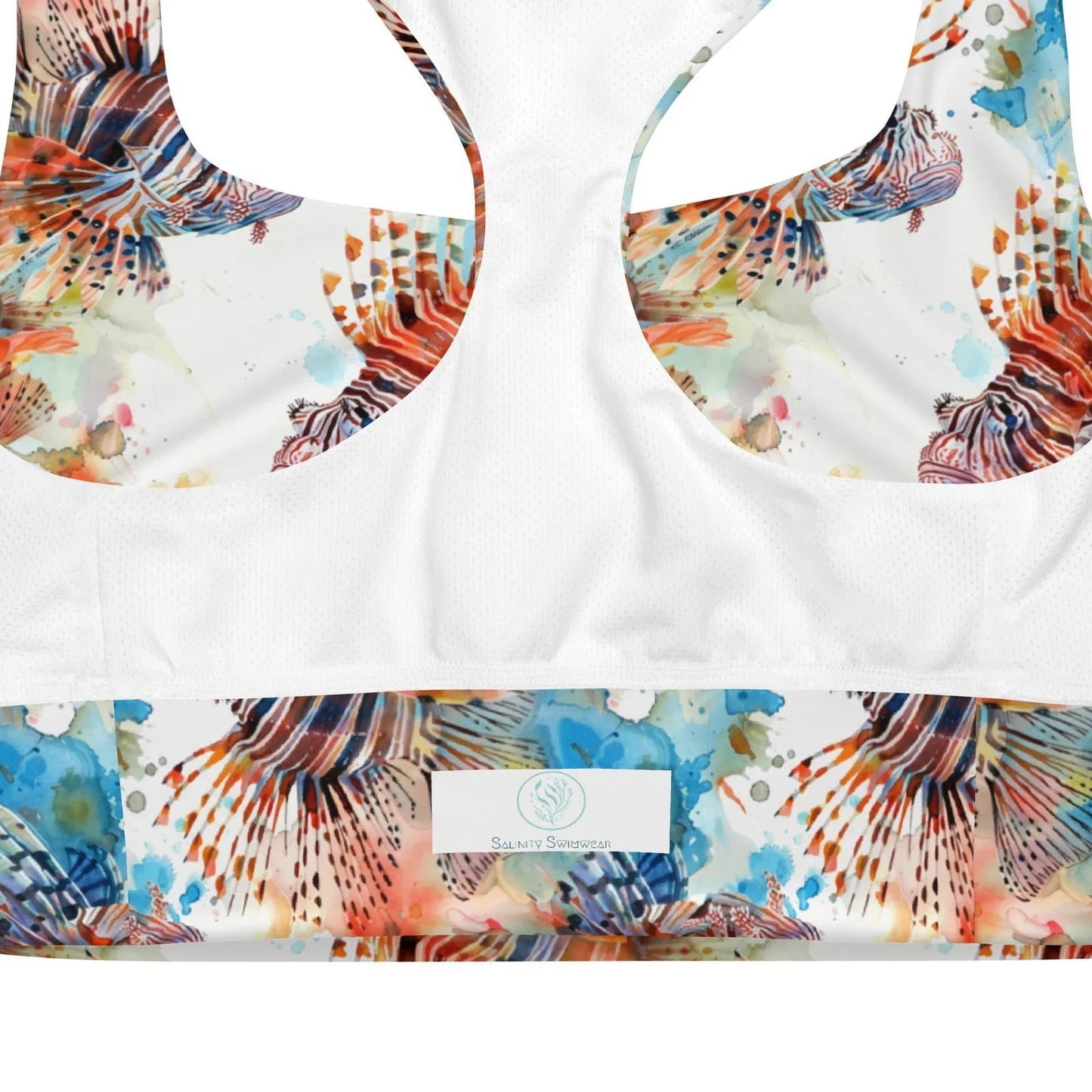 Invasive Lionfish Eco Sports Bra Top - Salinity Swimwear