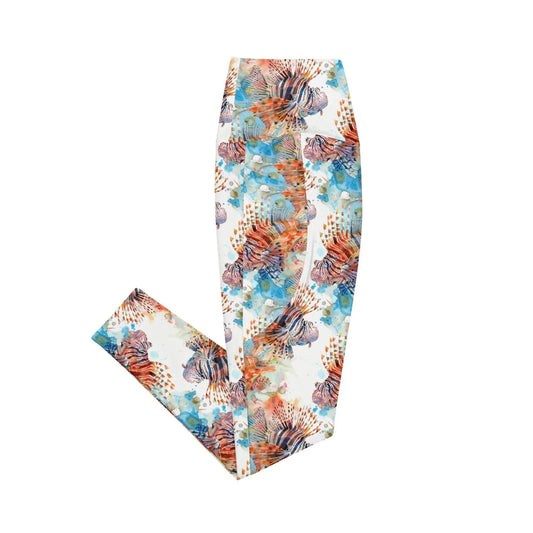 Invasive Lionfish Eco Swim Leggings With Pockets - Salinity Swimwear