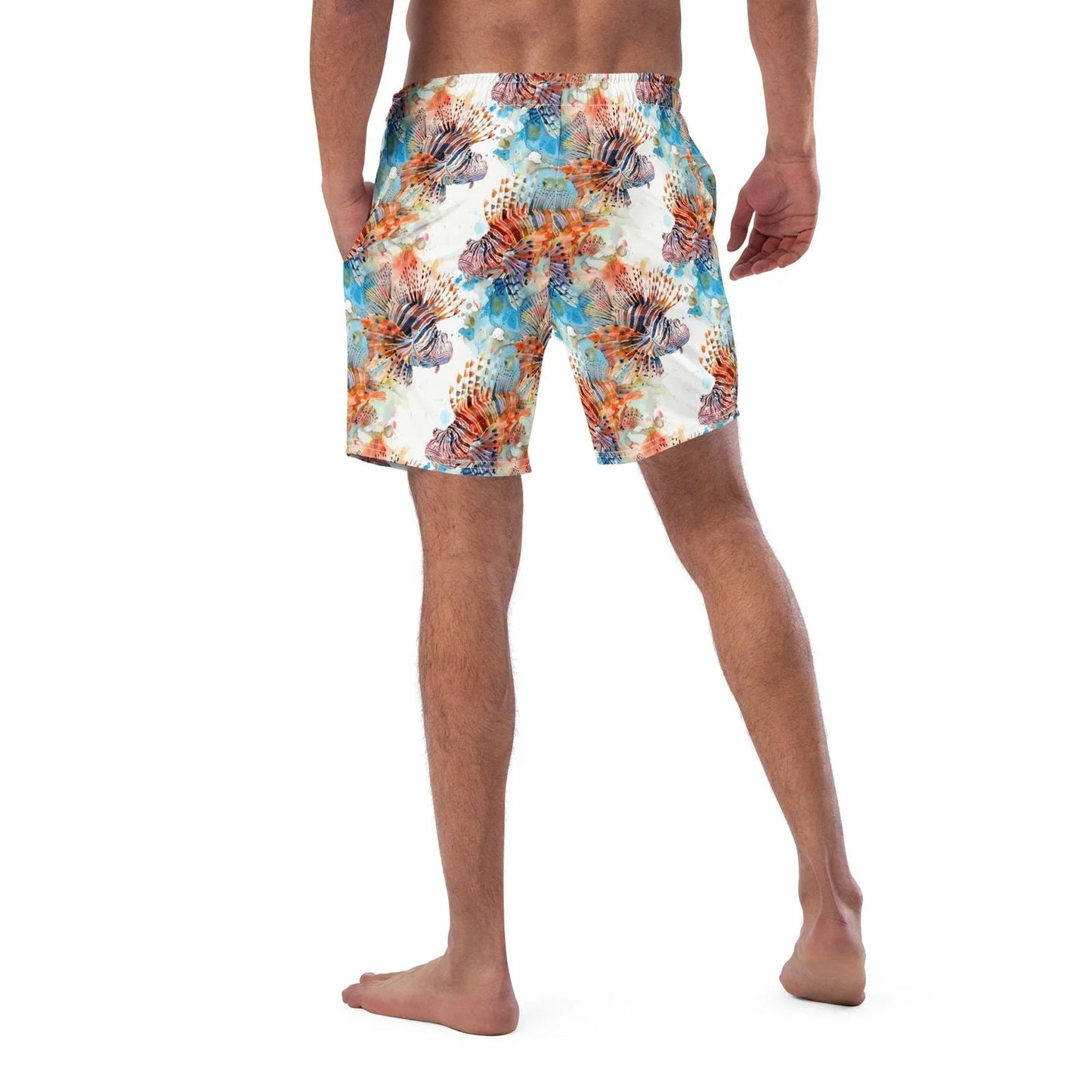 Invasive Lionfish Men's Swim Trunks - Salinity Swimwear