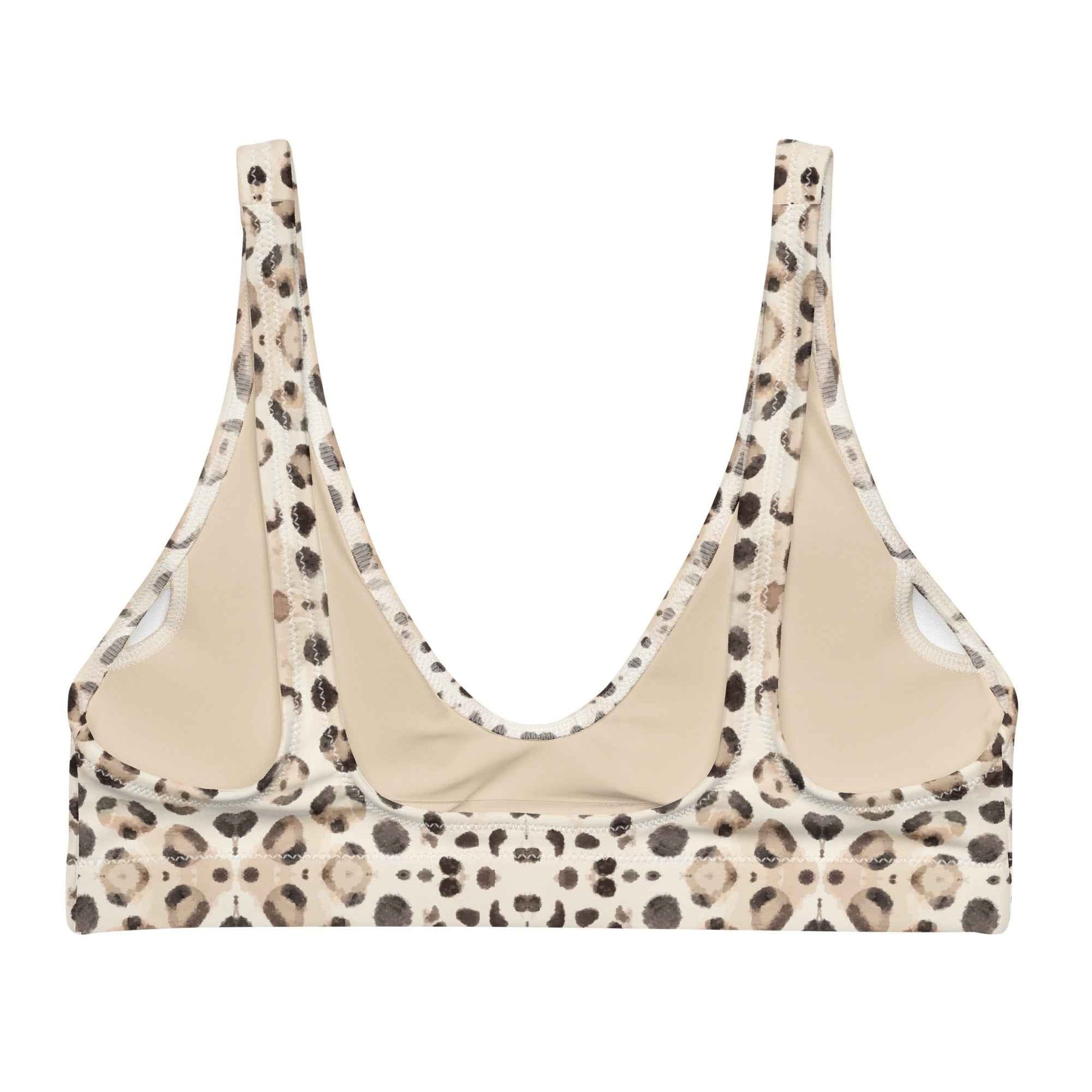 Salinity Swimwear Leopard Shark Eco Bikini Top Bikini Top