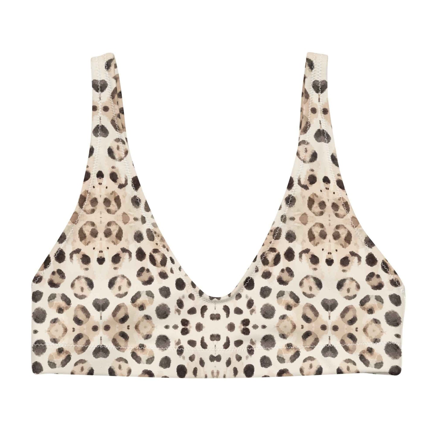 Salinity Swimwear Leopard Shark Eco Bikini Top Bikini Top