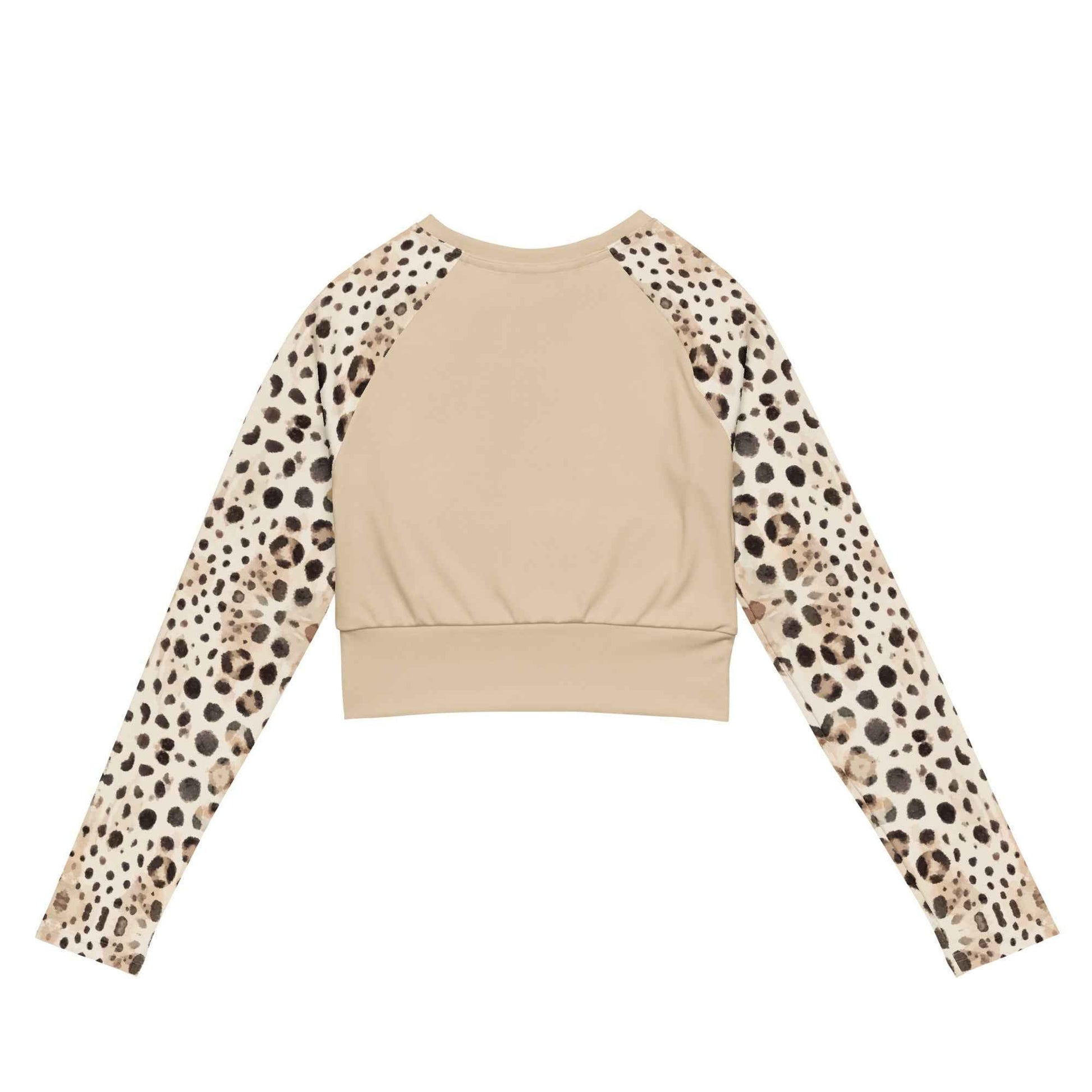 Salinity Swimwear Leopard Shark Eco Cropped Rash Guard Solid Cropped Rash Guard
