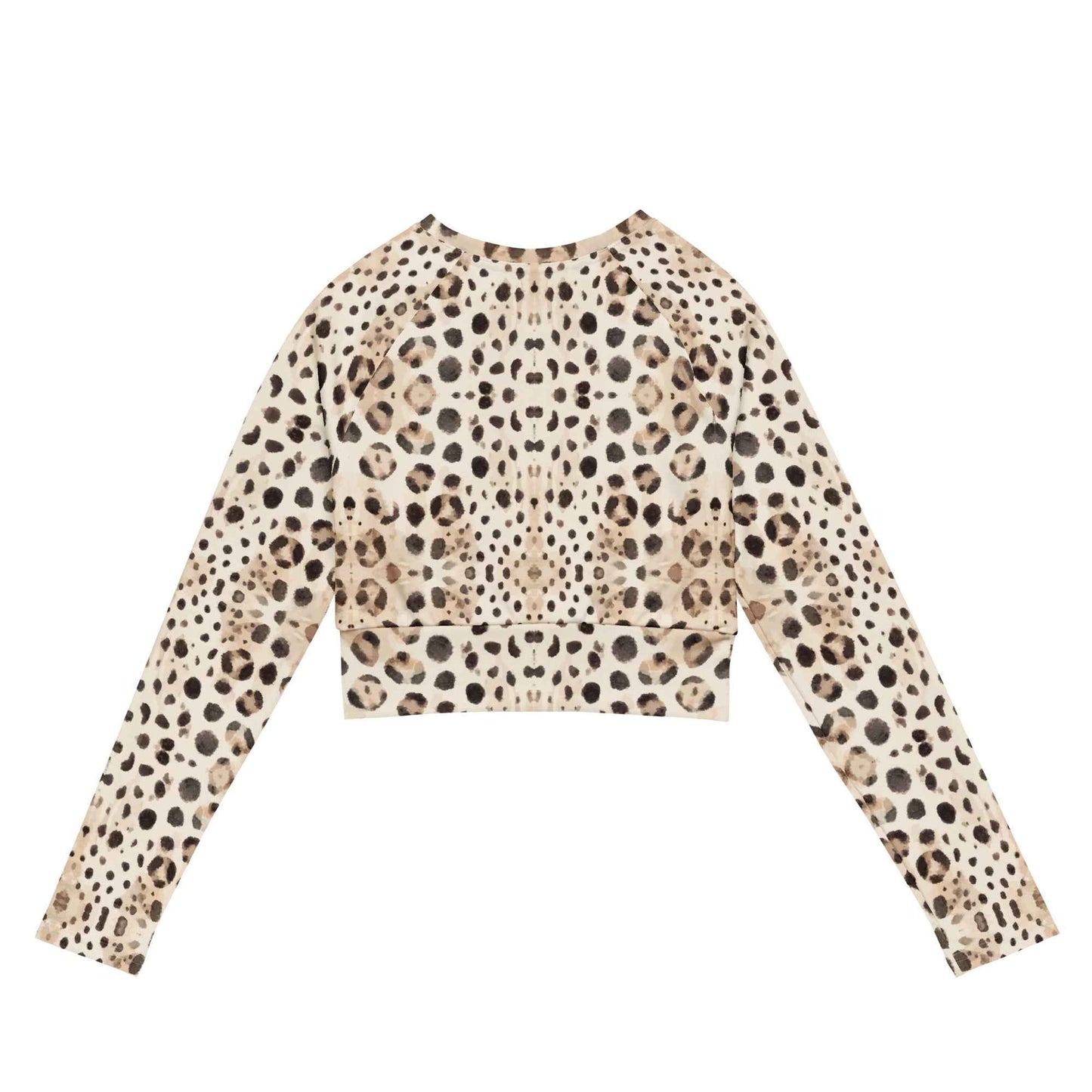 Salinity Swimwear Leopard Shark Eco Cropped Rash Guard Cropped Rash Guard