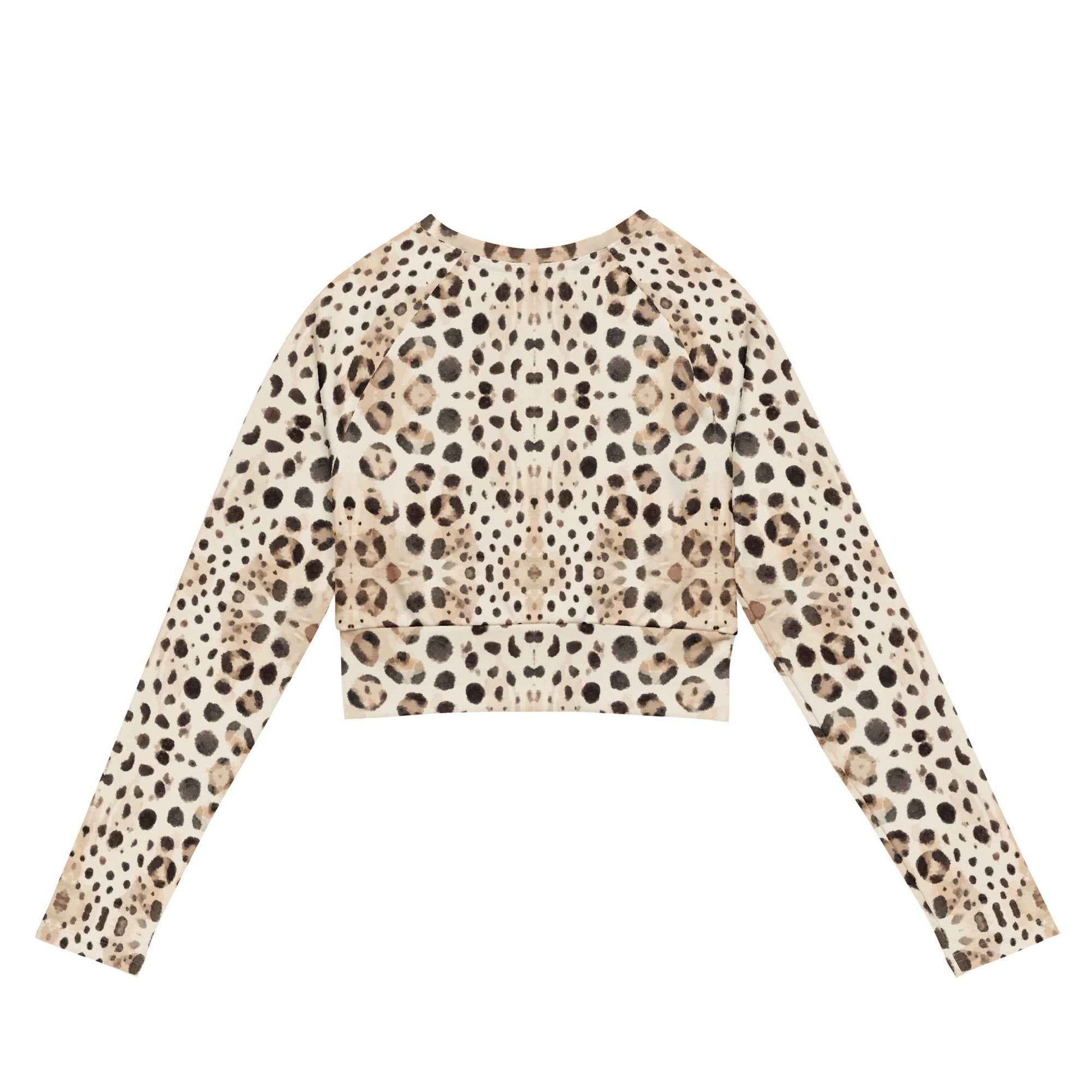 Salinity Swimwear Leopard Shark Eco Cropped Rash Guard Cropped Rash Guard