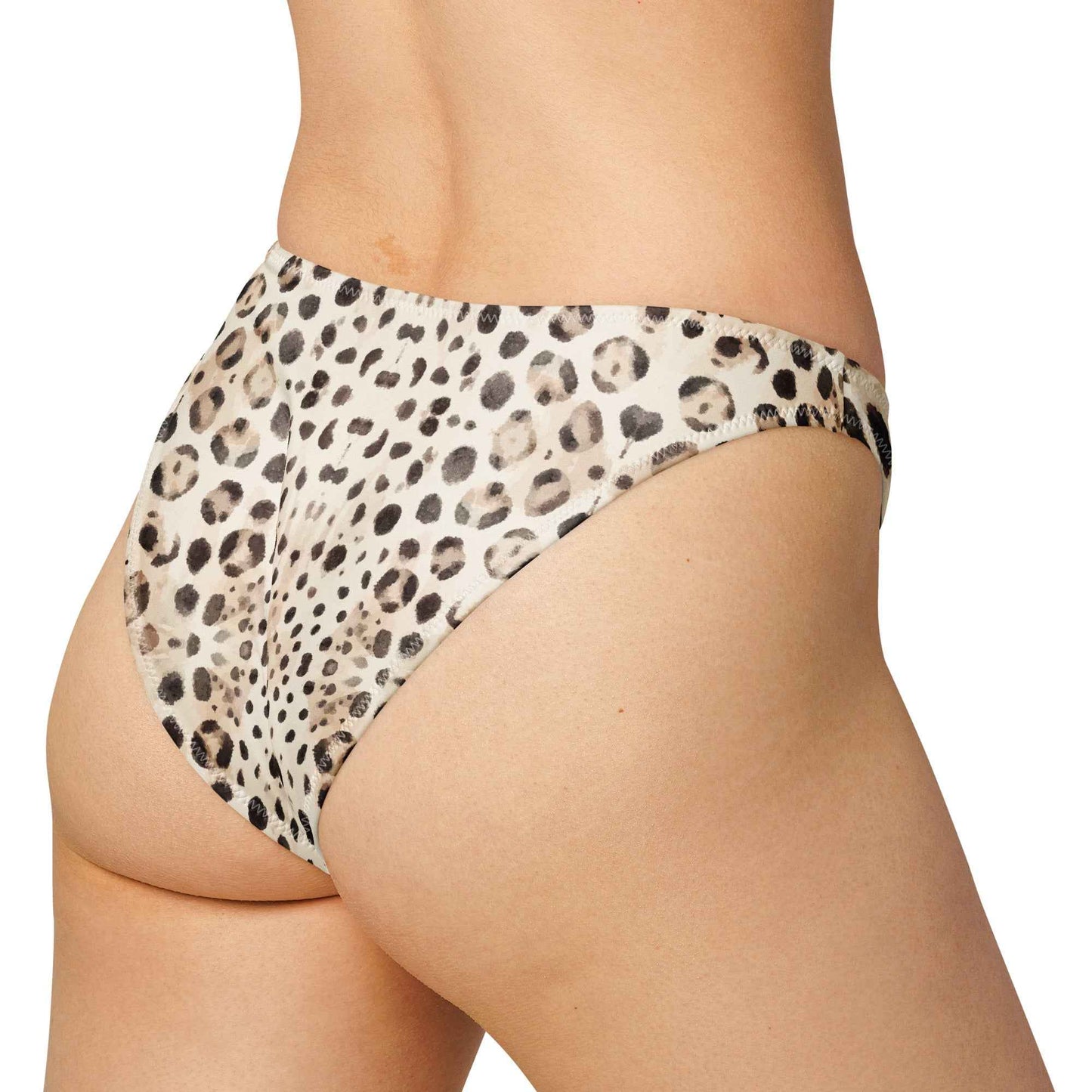 Salinity Swimwear Leopard Shark Eco High - Leg Cheeky Bikini Bottom Bikini Bottom