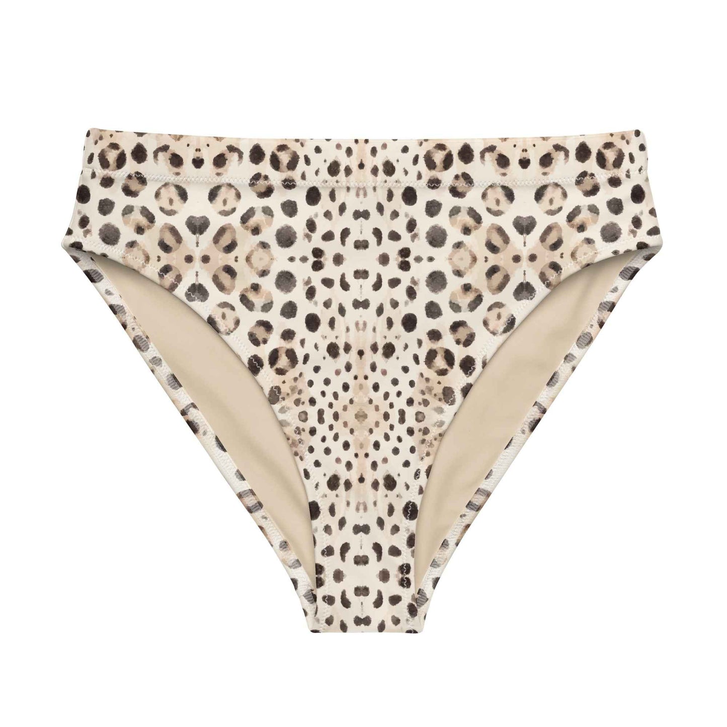 Salinity Swimwear Leopard Shark Eco High - Waisted Bikini Bottom Bikini Bottom