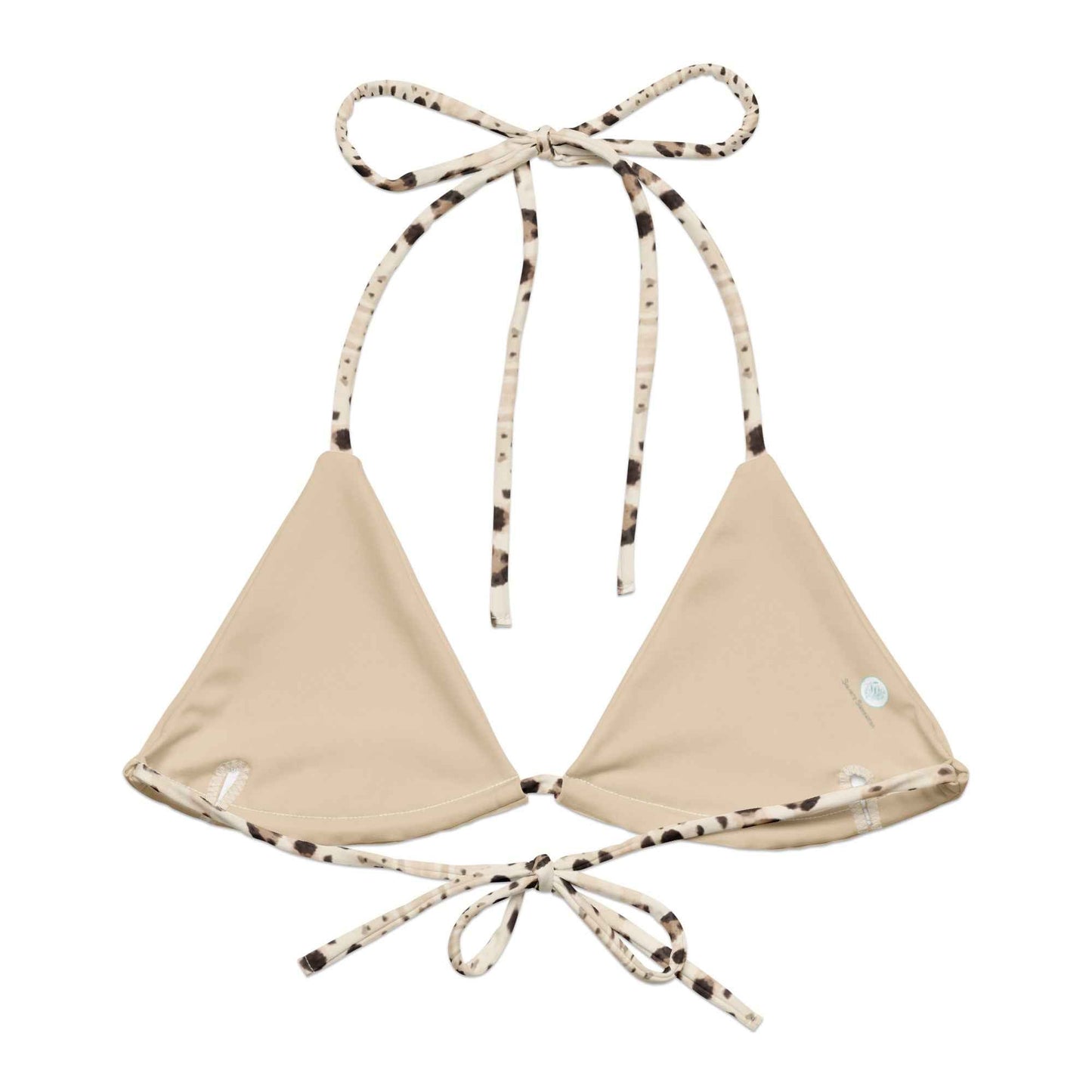 Salinity Swimwear Leopard Shark Eco String Bikini Top Bikini Top