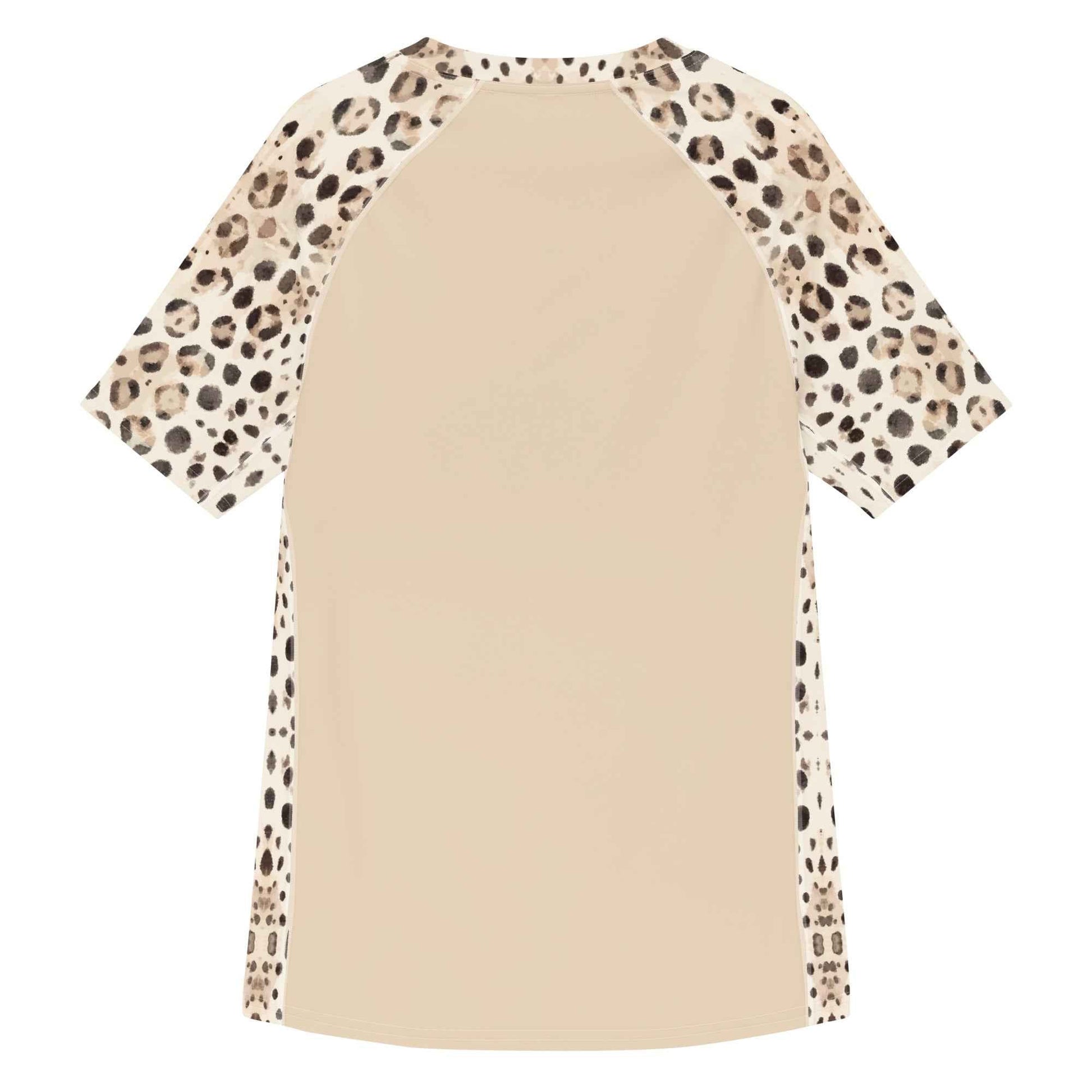 Salinity Swimwear Leopard Shark Men’s Short Sleeve Swim Shirt Rash Guard
