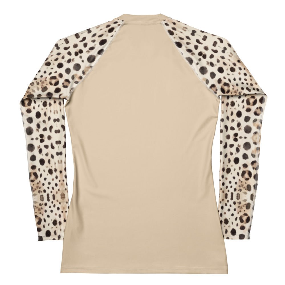 Salinity Swimwear Leopard Shark Women's Rash Guard Solid Rash Guard