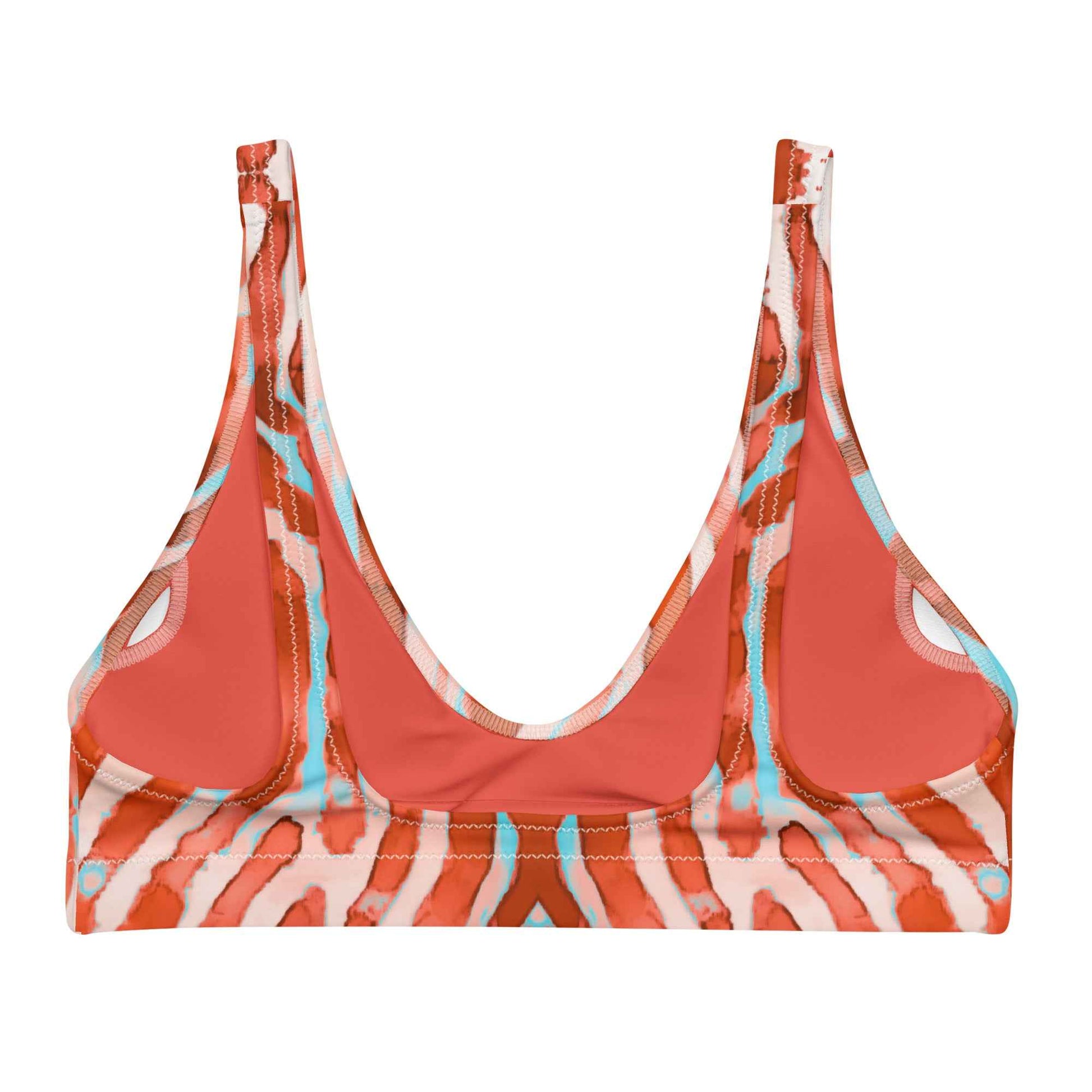 Salinity Swimwear Lionfish Stripes Eco Bikini Top Bikini Top