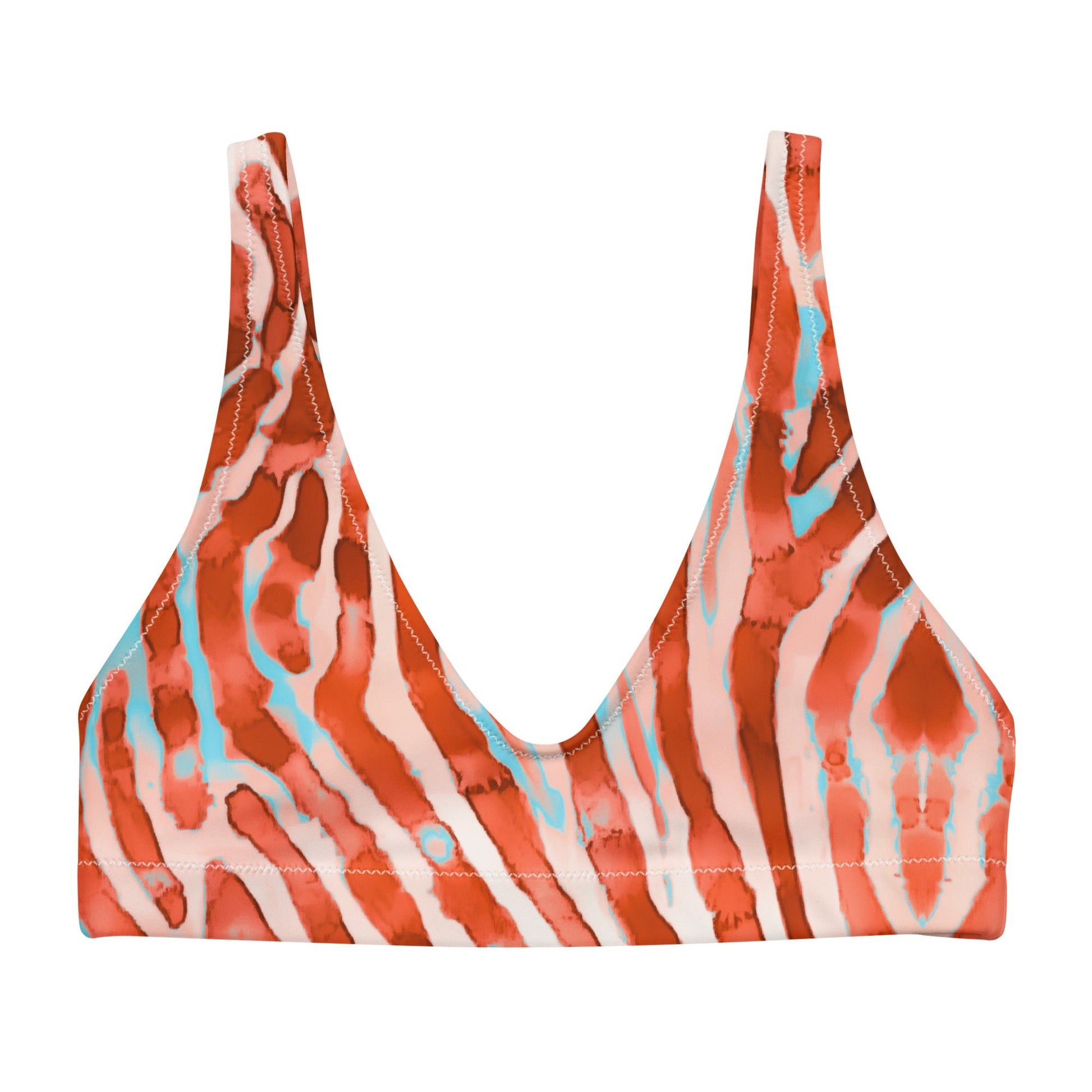 Salinity Swimwear Lionfish Stripes Eco Bikini Top Bikini Top