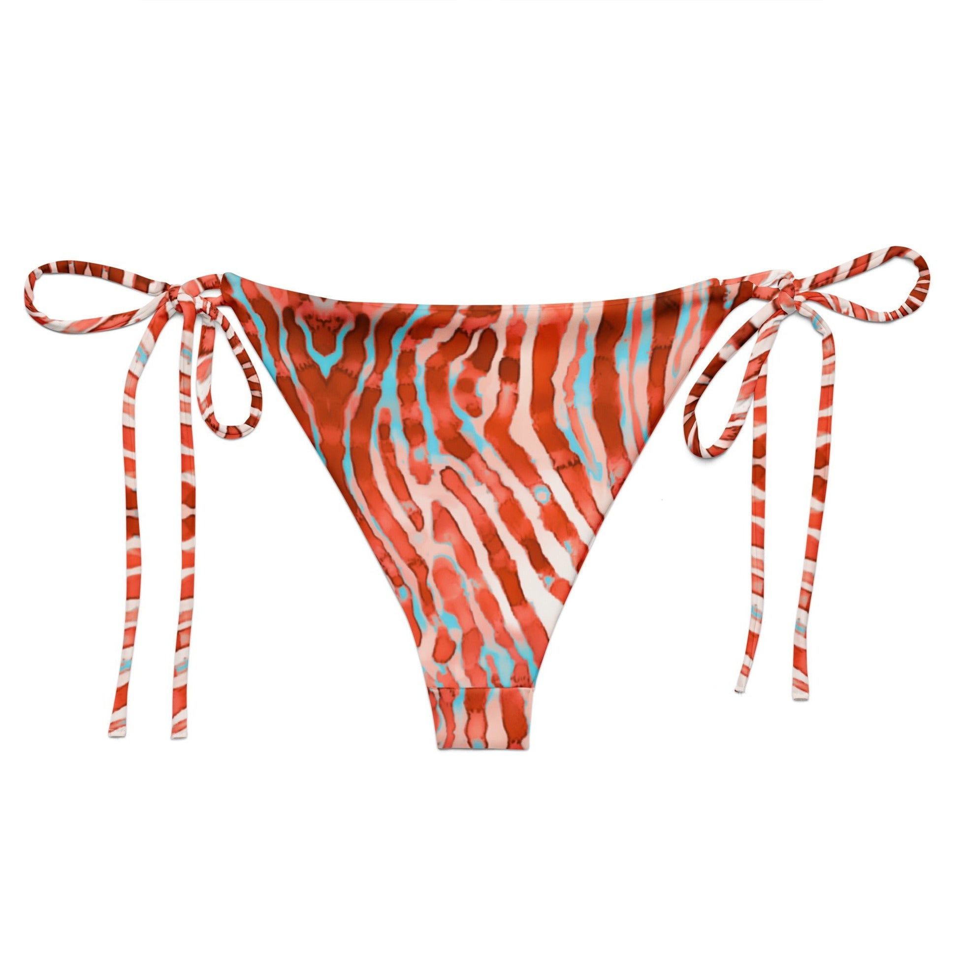 Salinity Swimwear Lionfish Stripes Eco String Bikini Bottom Bikini Bottom