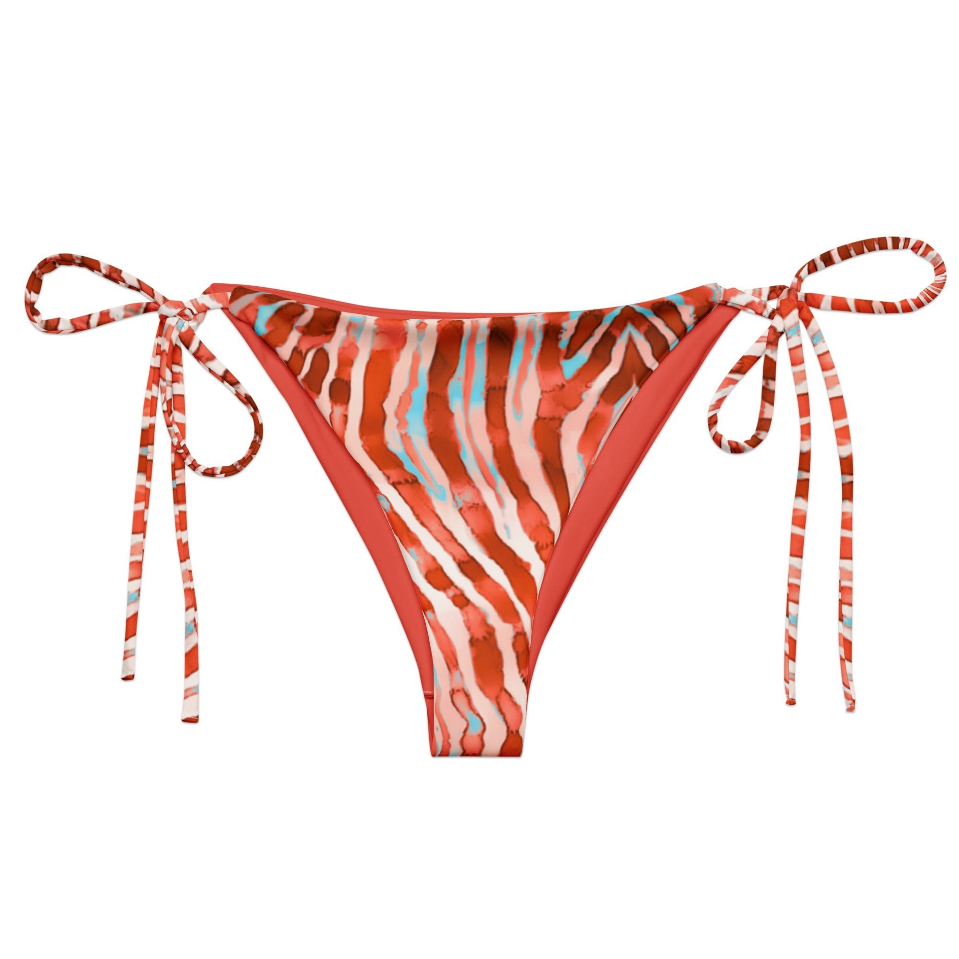 Salinity Swimwear Lionfish Stripes Eco String Bikini Bottom Bikini Bottom