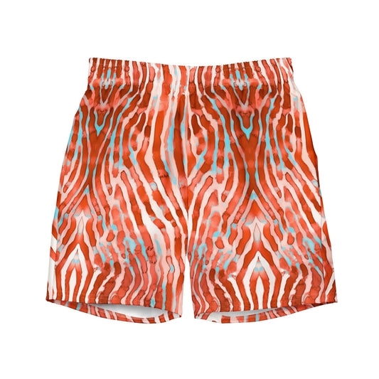 Salinity Swimwear Lionfish Stripes Eco Swim Trunks Swim Trunks