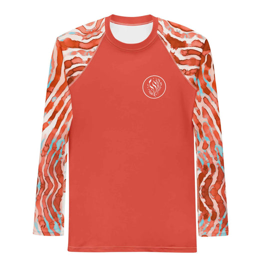 Salinity Swimwear Lionfish Stripes Men's Rash Guard Rash Guard