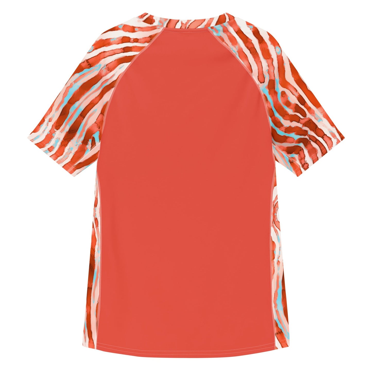 Salinity Swimwear Lionfish Stripes Men’s Short Sleeve Swim Shirt Rash Guard