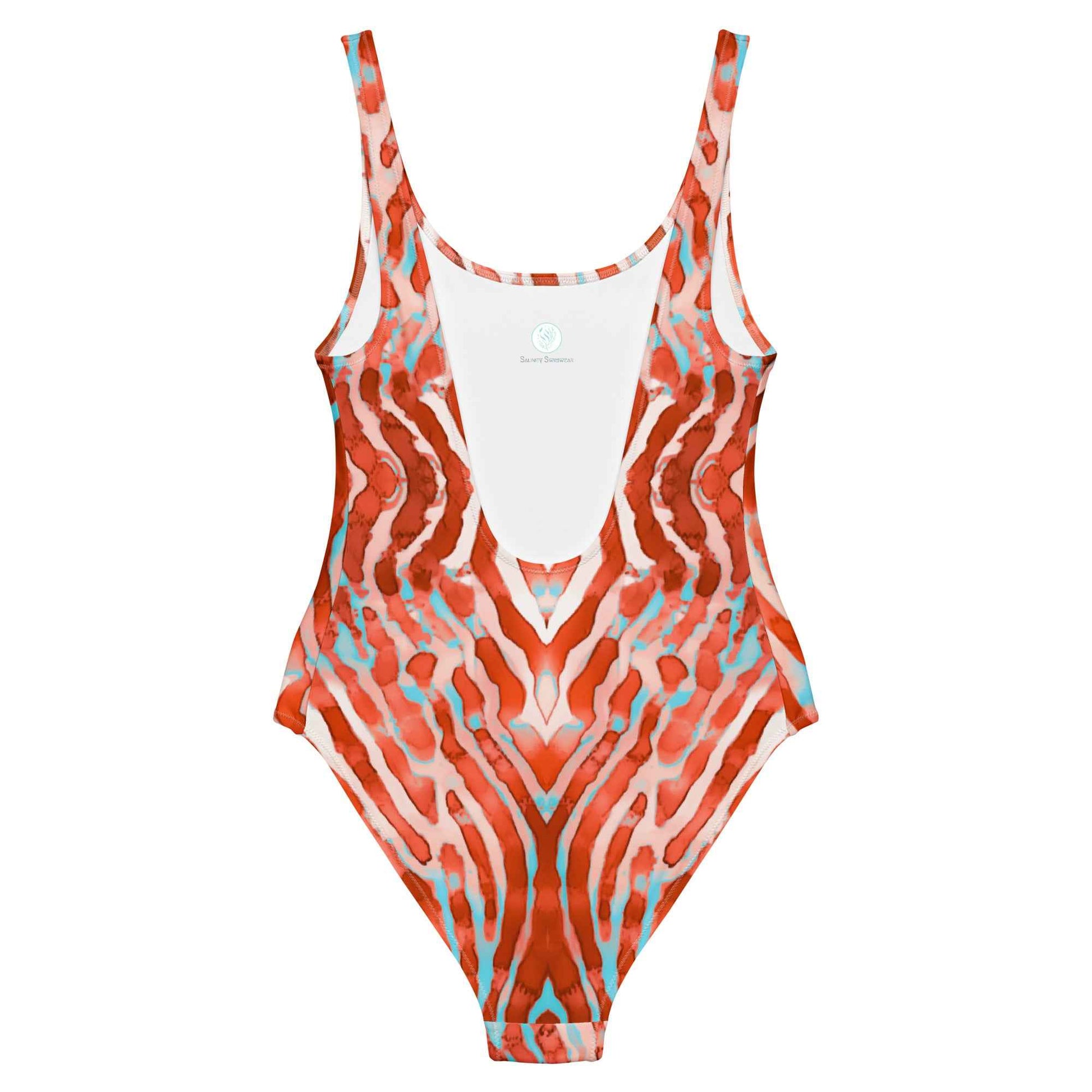 Salinity Swimwear Lionfish Stripes One - Piece Swimsuit One - Piece Swimsuit