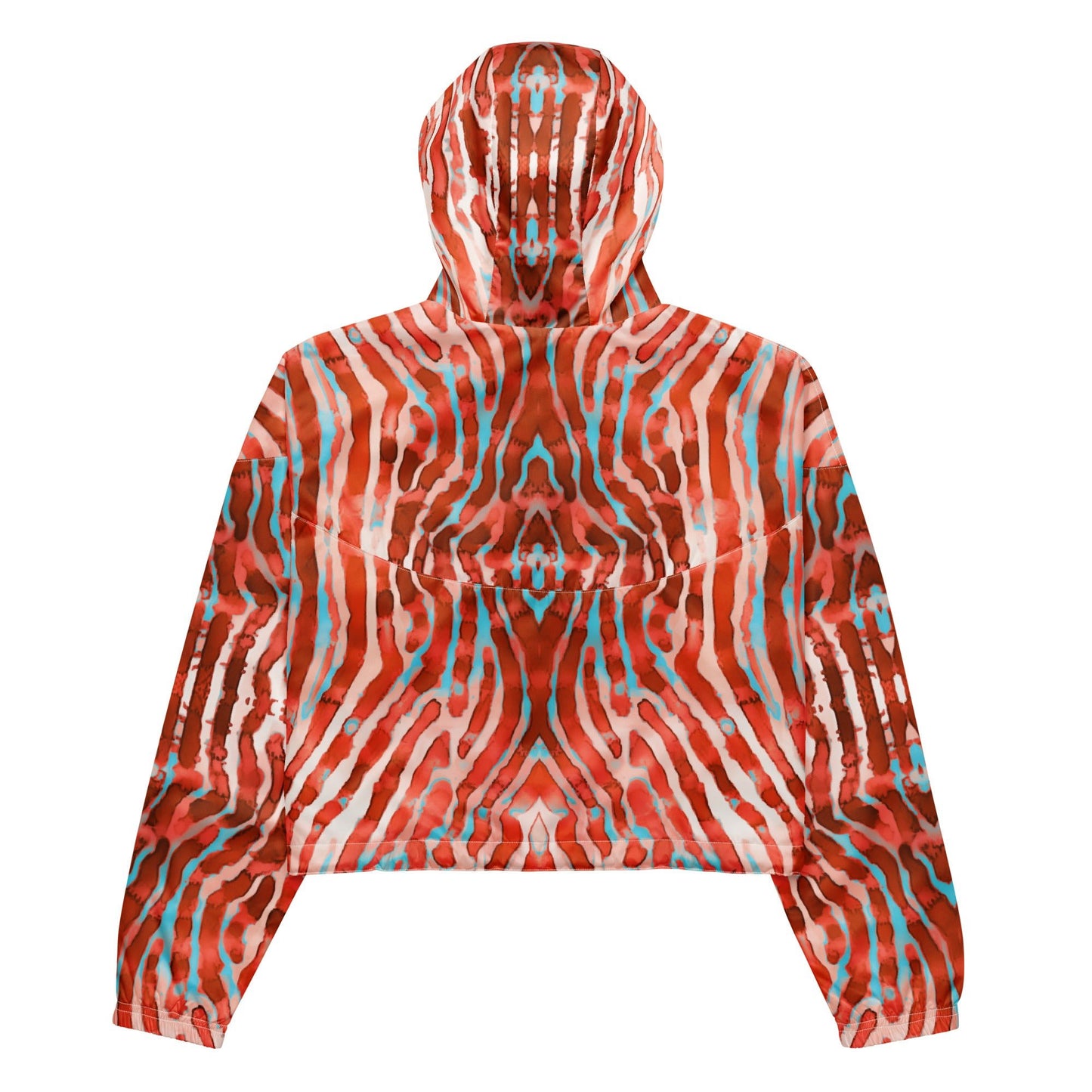 Salinity Swimwear Lionfish Stripes Women’s Cropped Windbreaker Windbreaker