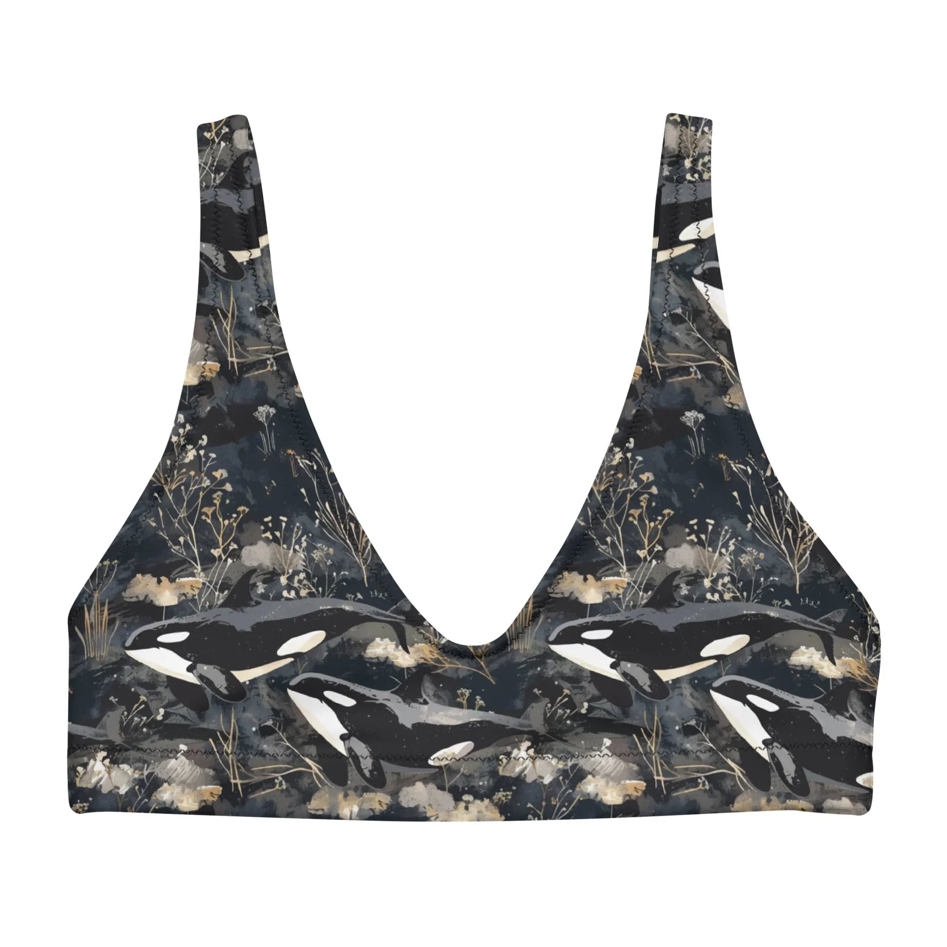 Midnight Orca Eco Bikini Top - Salinity Swimwear