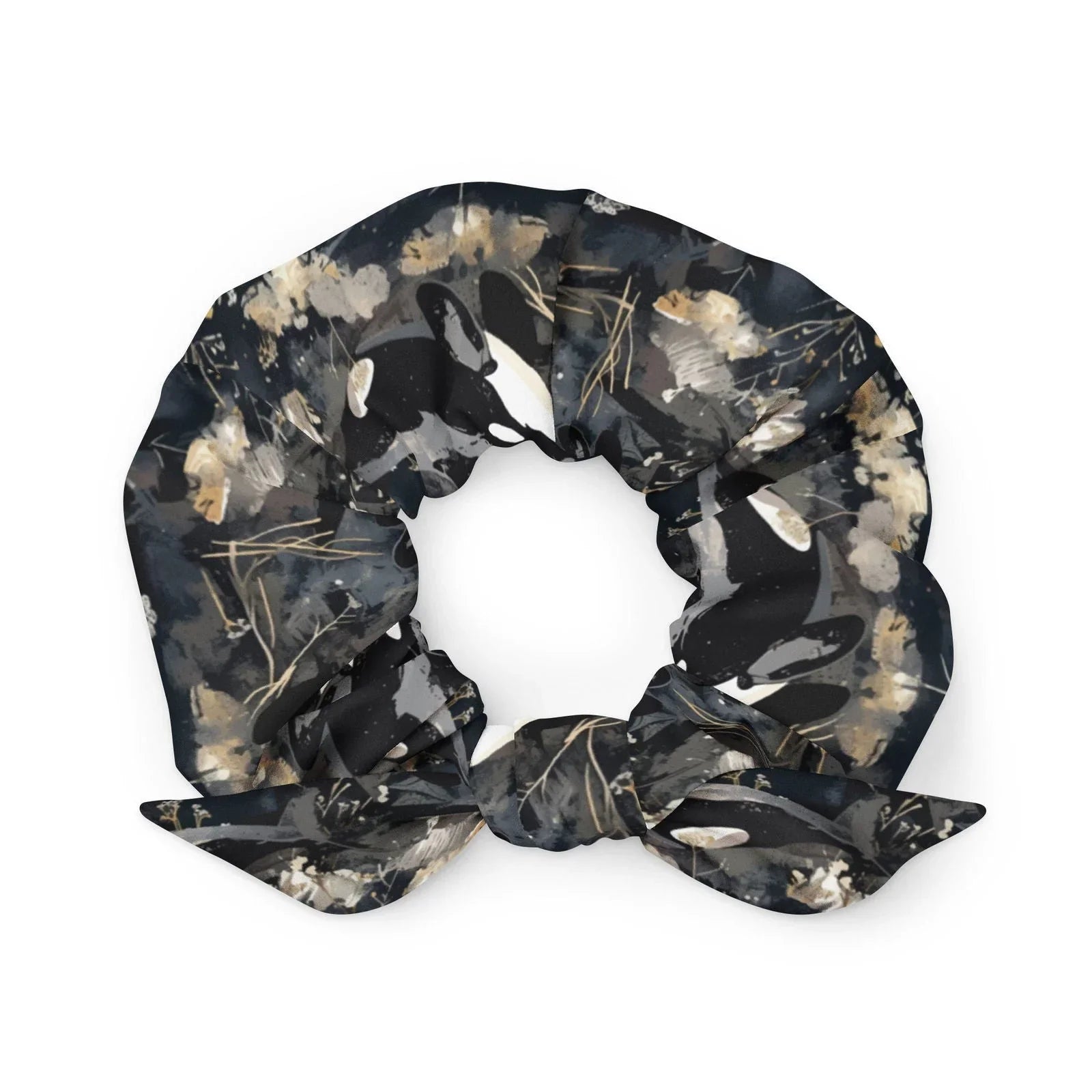 Midnight Orca Eco-Scrunchie - Salinity Swimwear