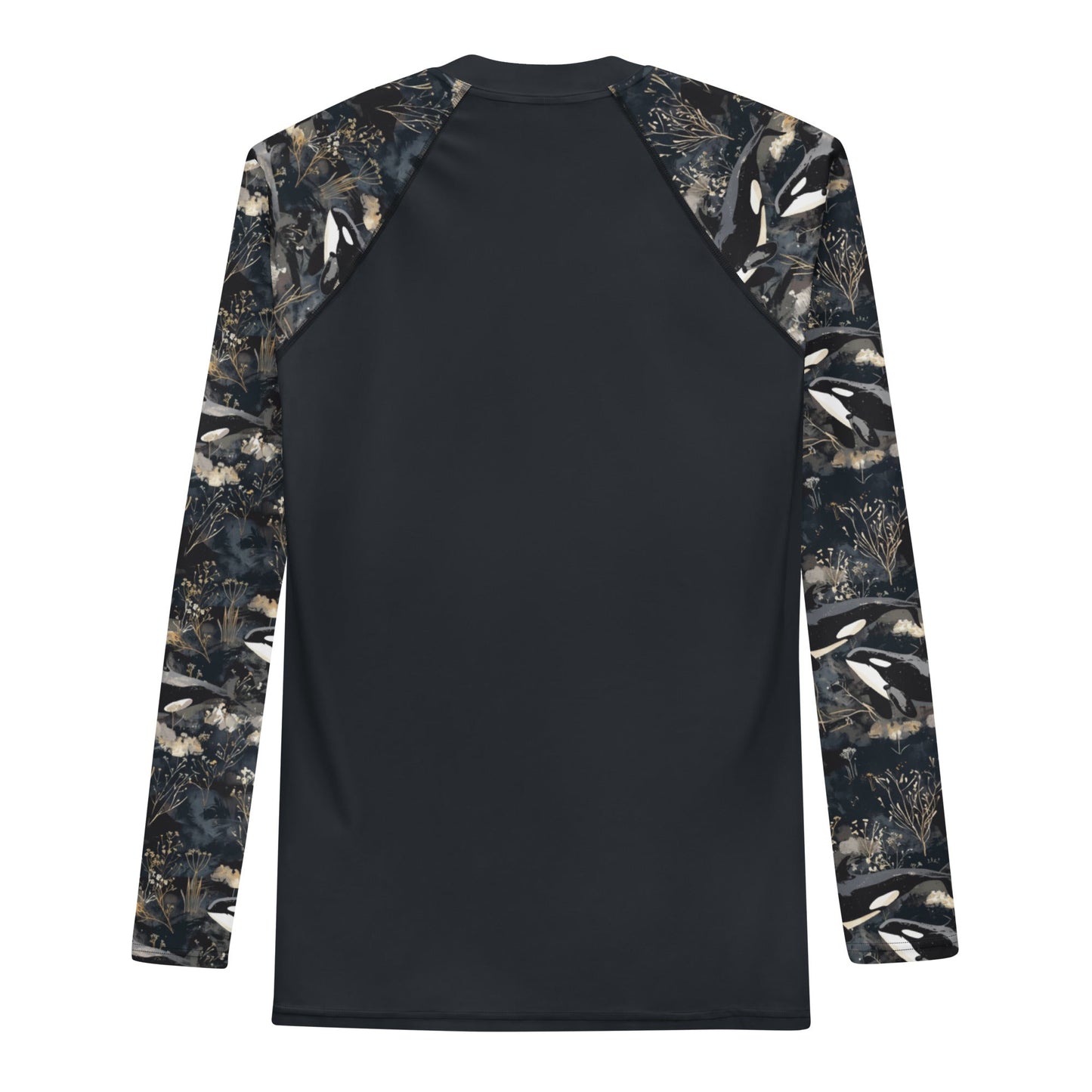 Midnight Orca Men's Rash Guard - Salinity Swimwear