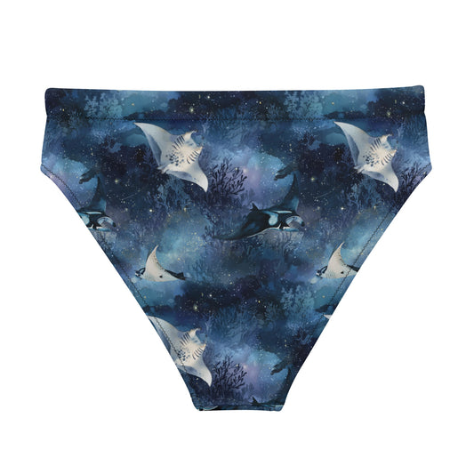 Salinity Swimwear Moonlight Manta Eco High - Waisted Bikini Bottom Bikini Bottom
