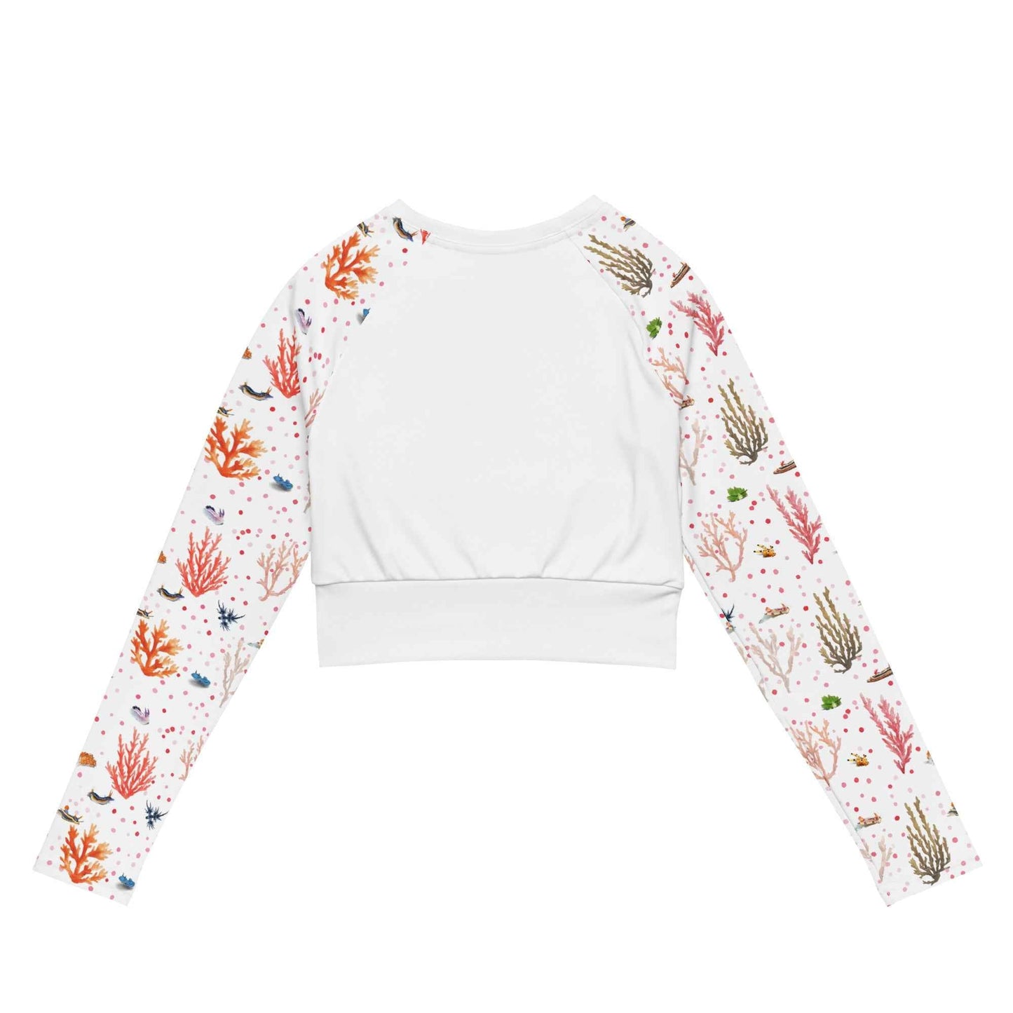 Salinity Swimwear Nudibranch Bliss Long Sleeve Eco Cropped Rash Guard Solid Cropped Rash Guard