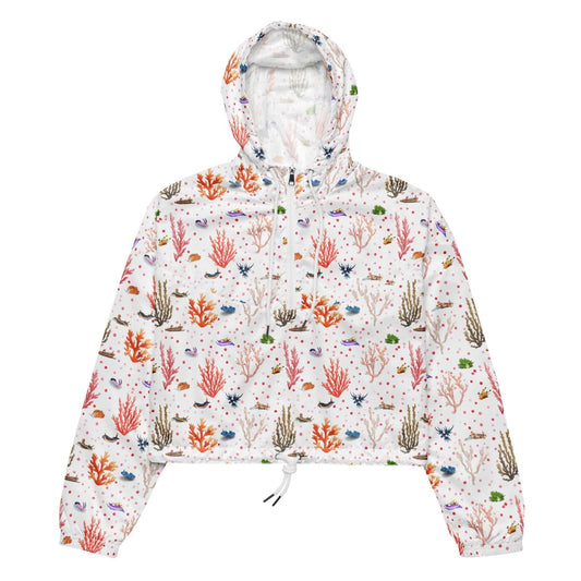 Nudibranch Bliss Women’s Cropped Windbreaker - Salinity Swimwear