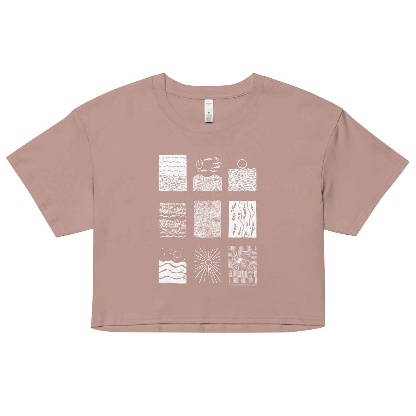 Salinity Swimwear Ocean Soul Women’s Crop Top T-Shirt
