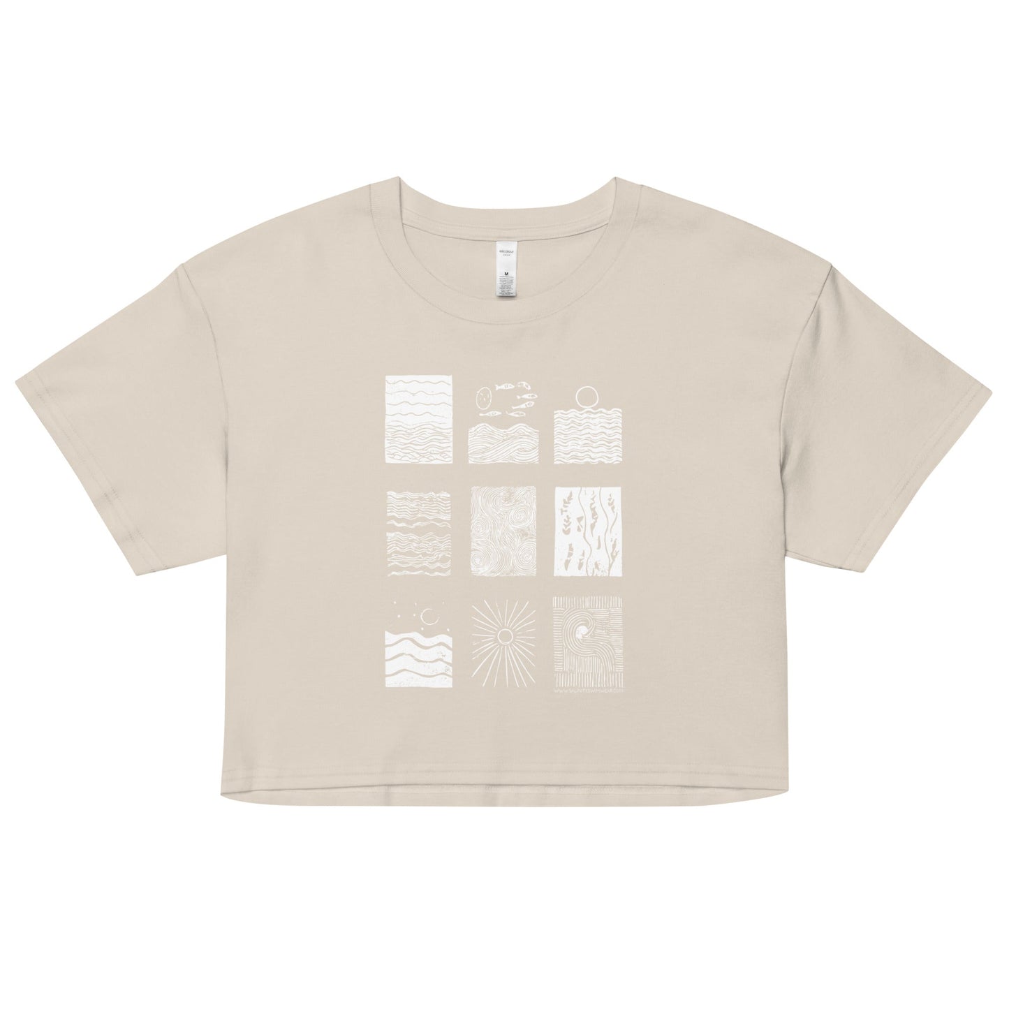 Salinity Swimwear Ocean Soul Women’s Crop Top T-Shirt
