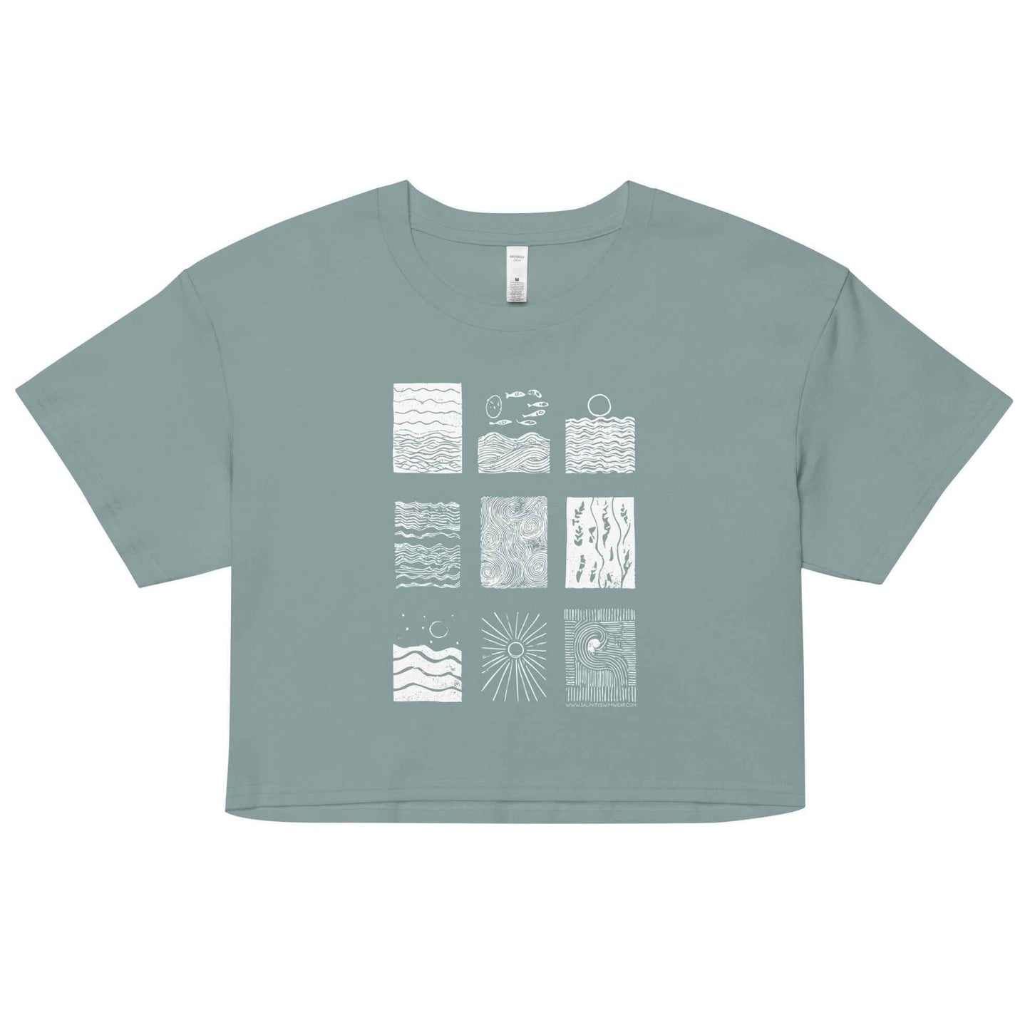 Salinity Swimwear Ocean Soul Women’s Crop Top T-Shirt