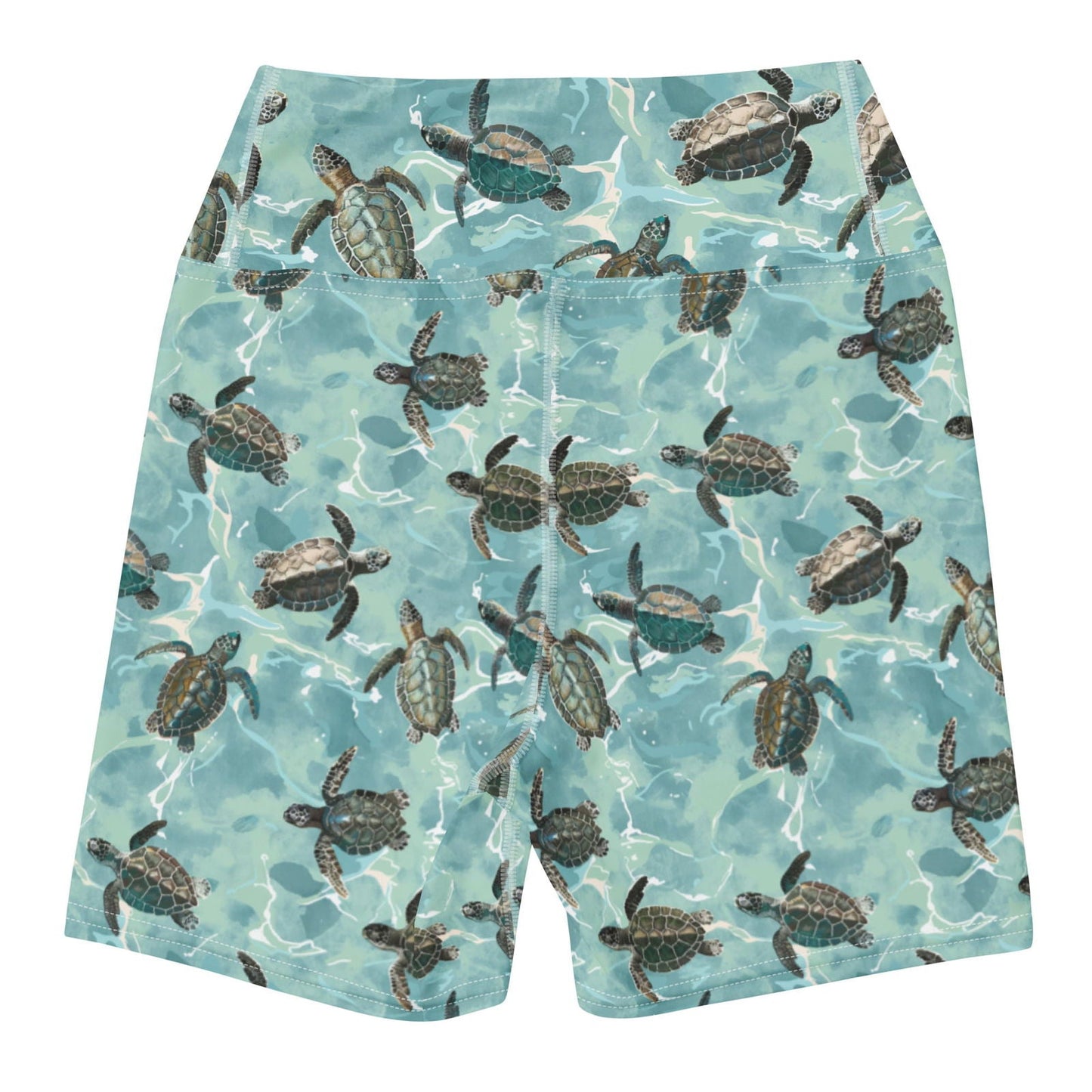 Salinity Swimwear Oceanic Sea Turtle 4" Inch Dive Shorts Shorts