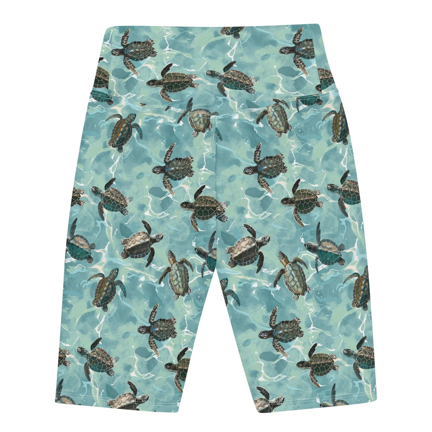 Salinity Swimwear Oceanic Sea Turtle 8" Inch Dive Shorts Shorts