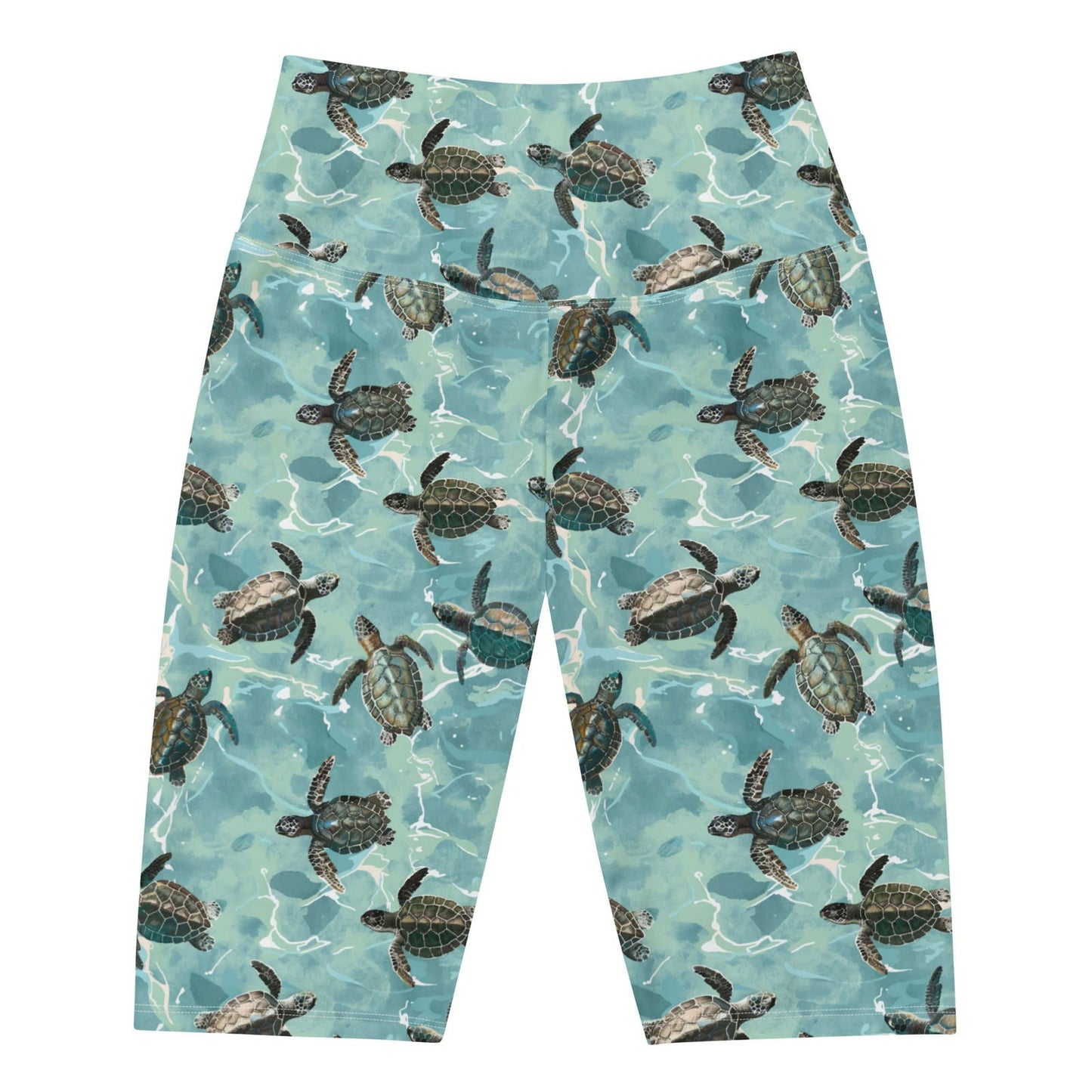 Salinity Swimwear Oceanic Sea Turtle 8" Inch Dive Shorts Shorts
