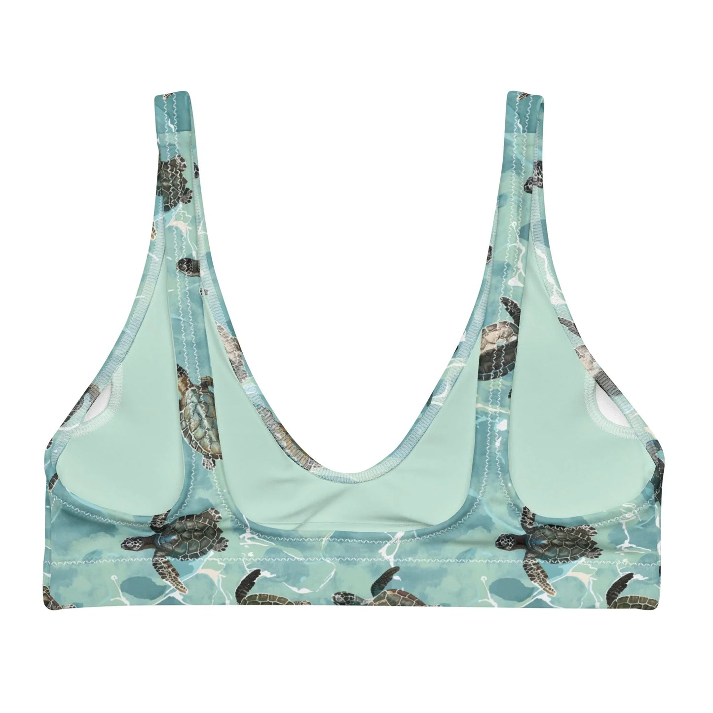 Salinity Swimwear Oceanic Sea Turtle Eco Bikini Top Bikini Top
