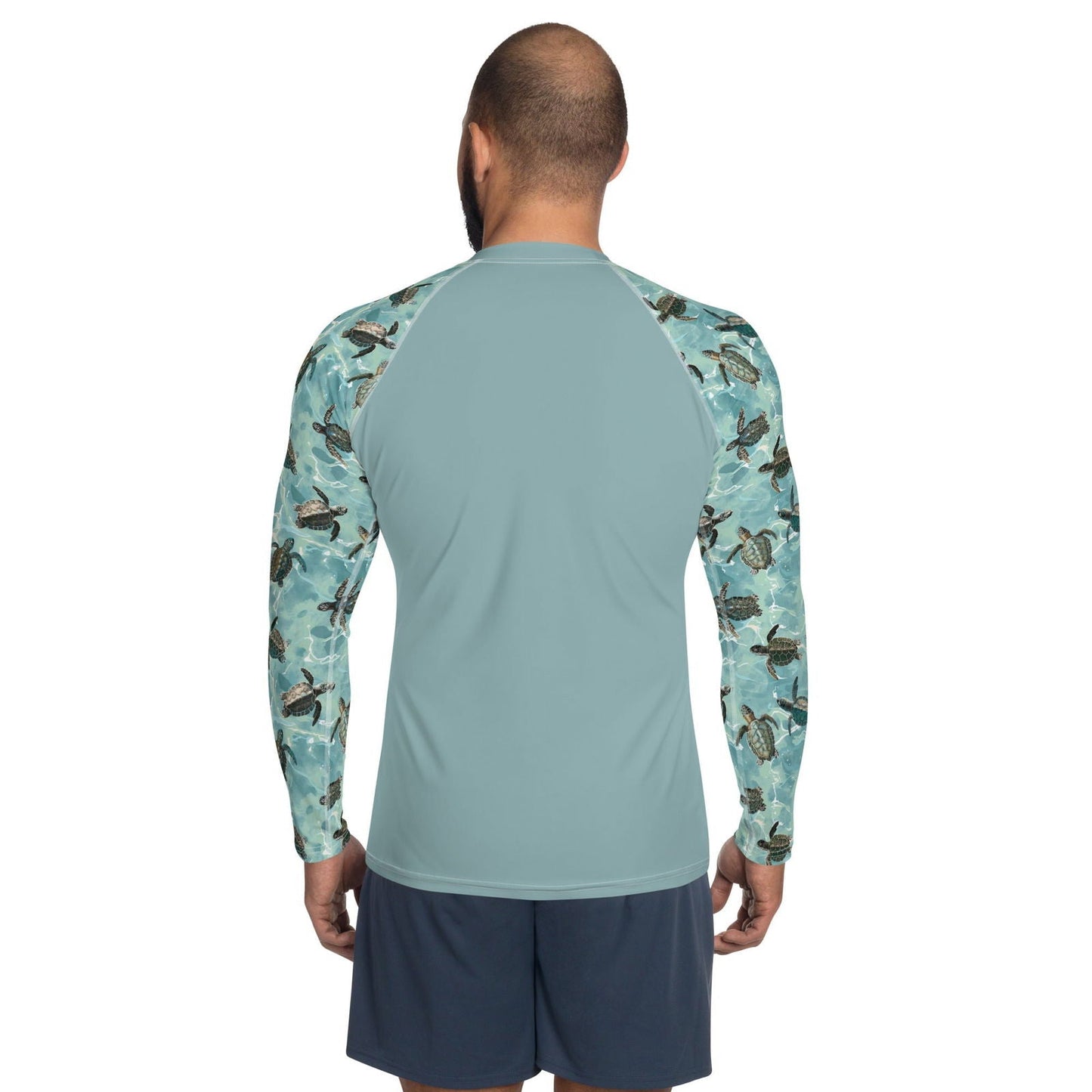 Salinity Swimwear Oceanic Sea Turtle Men's Rash Guard Rash Guard