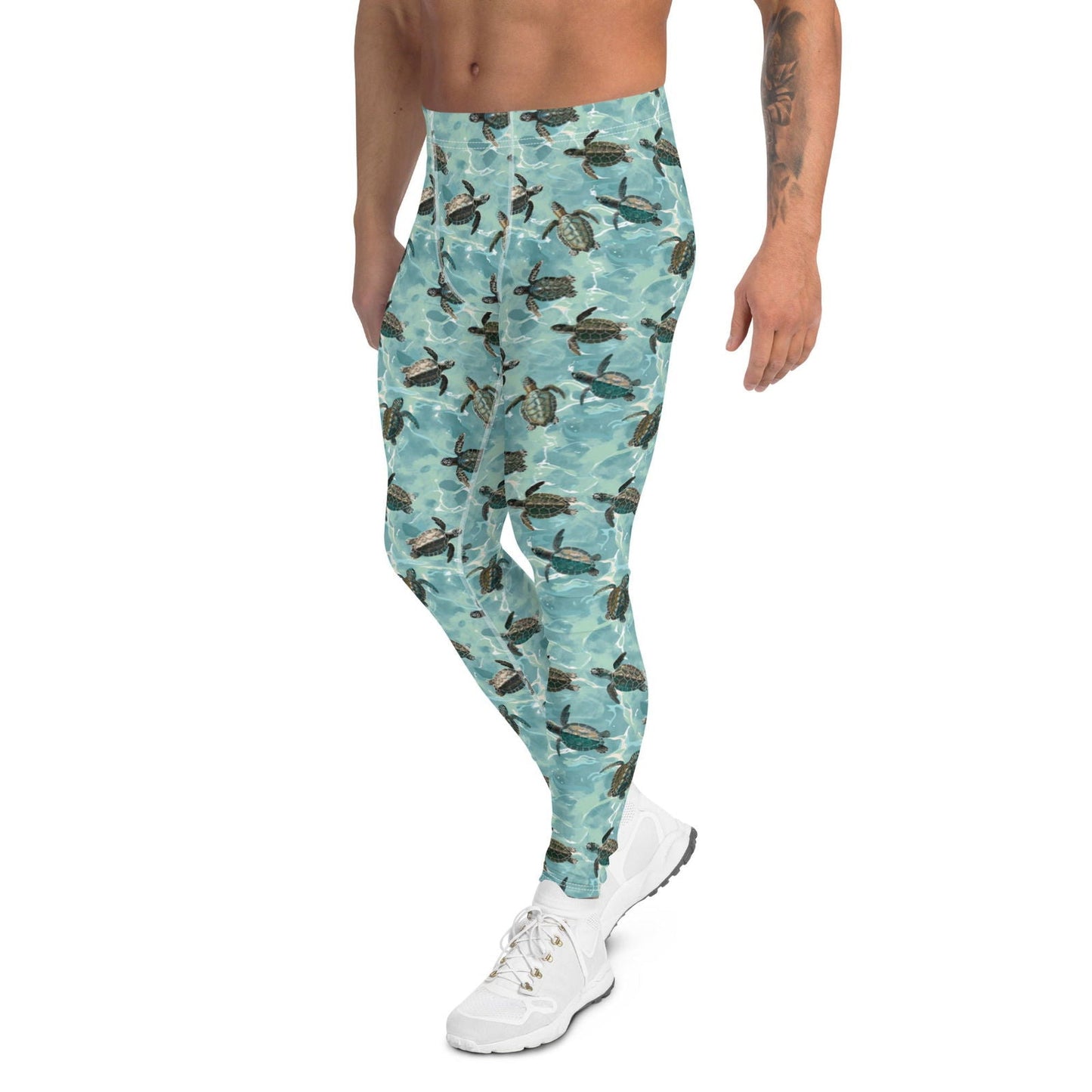 Salinity Swimwear Oceanic Sea Turtle Men's Swim Leggings Leggings
