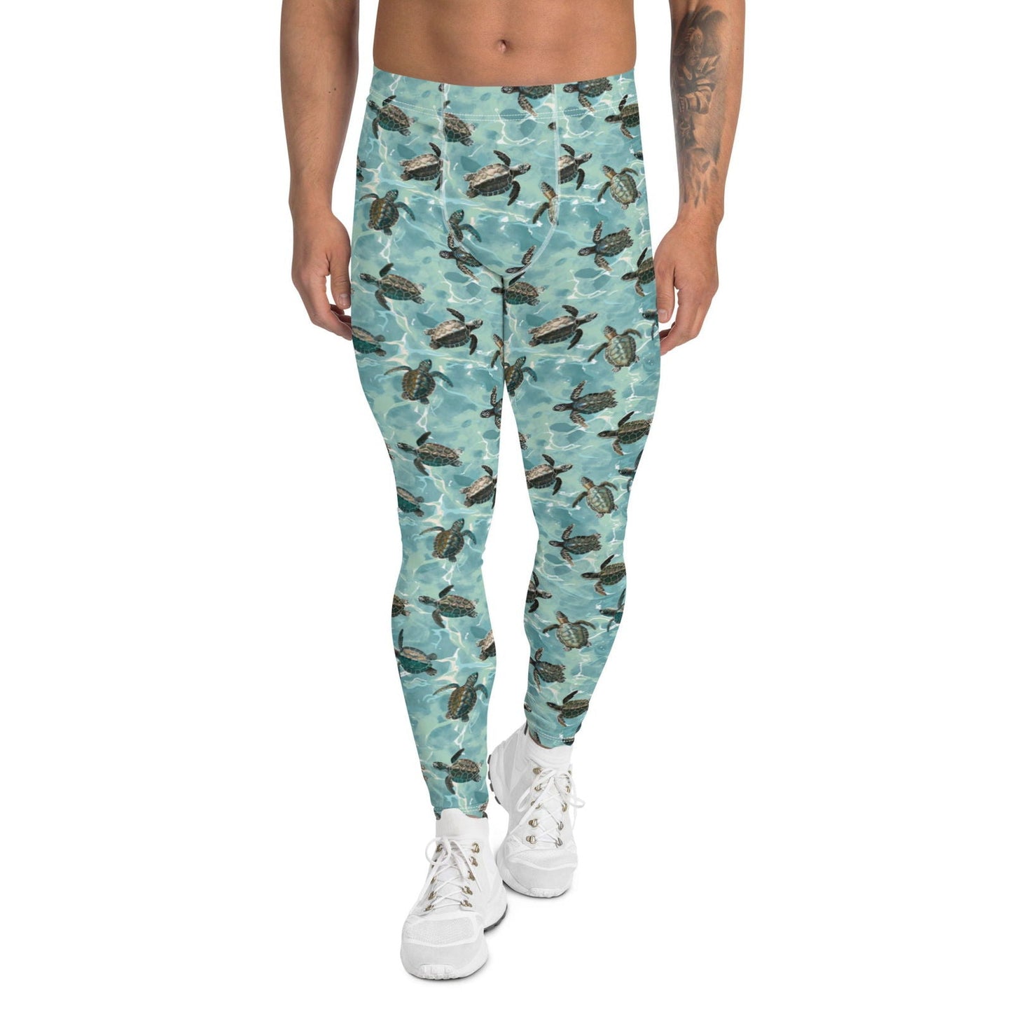Salinity Swimwear Oceanic Sea Turtle Men's Swim Leggings Leggings