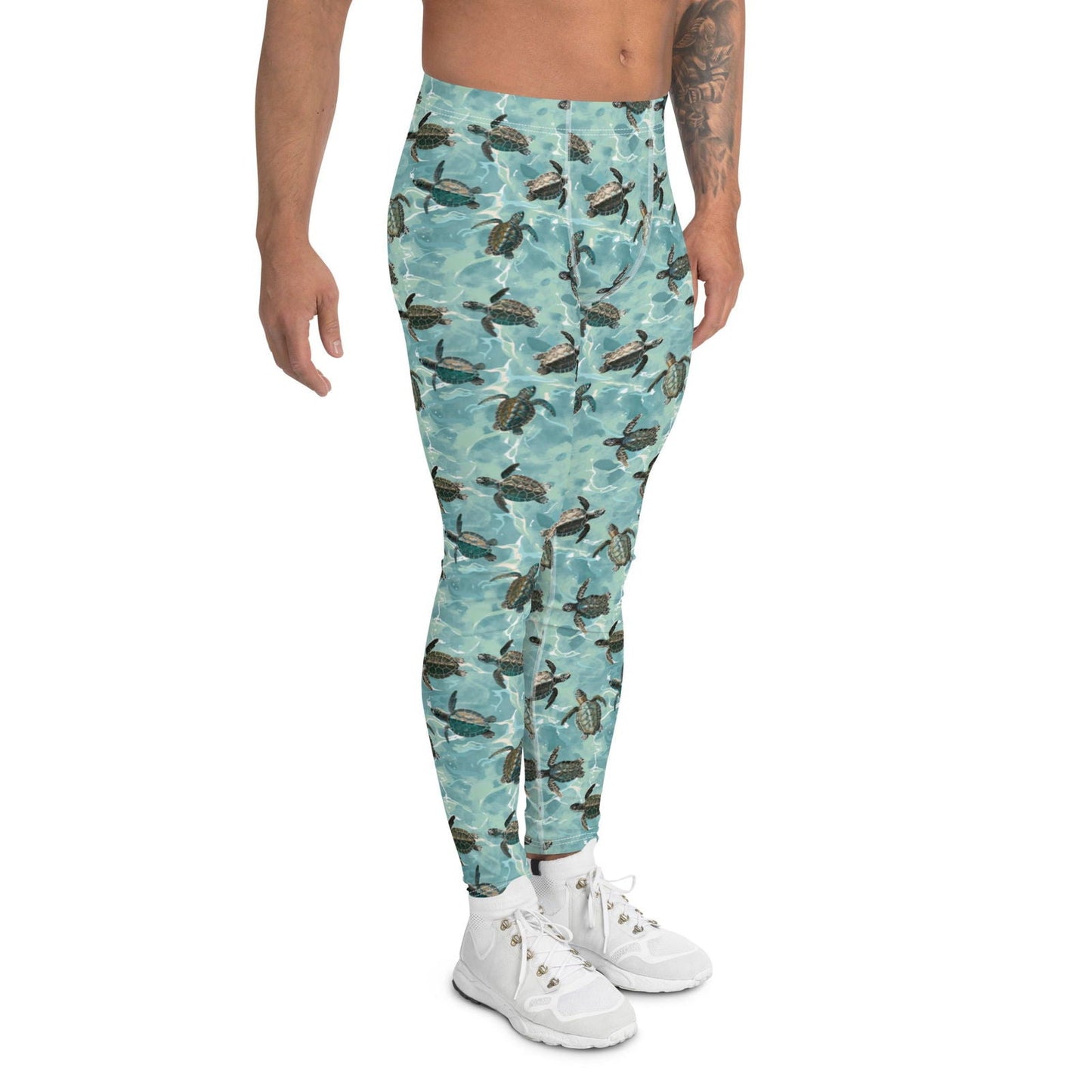Salinity Swimwear Oceanic Sea Turtle Men's Swim Leggings Leggings
