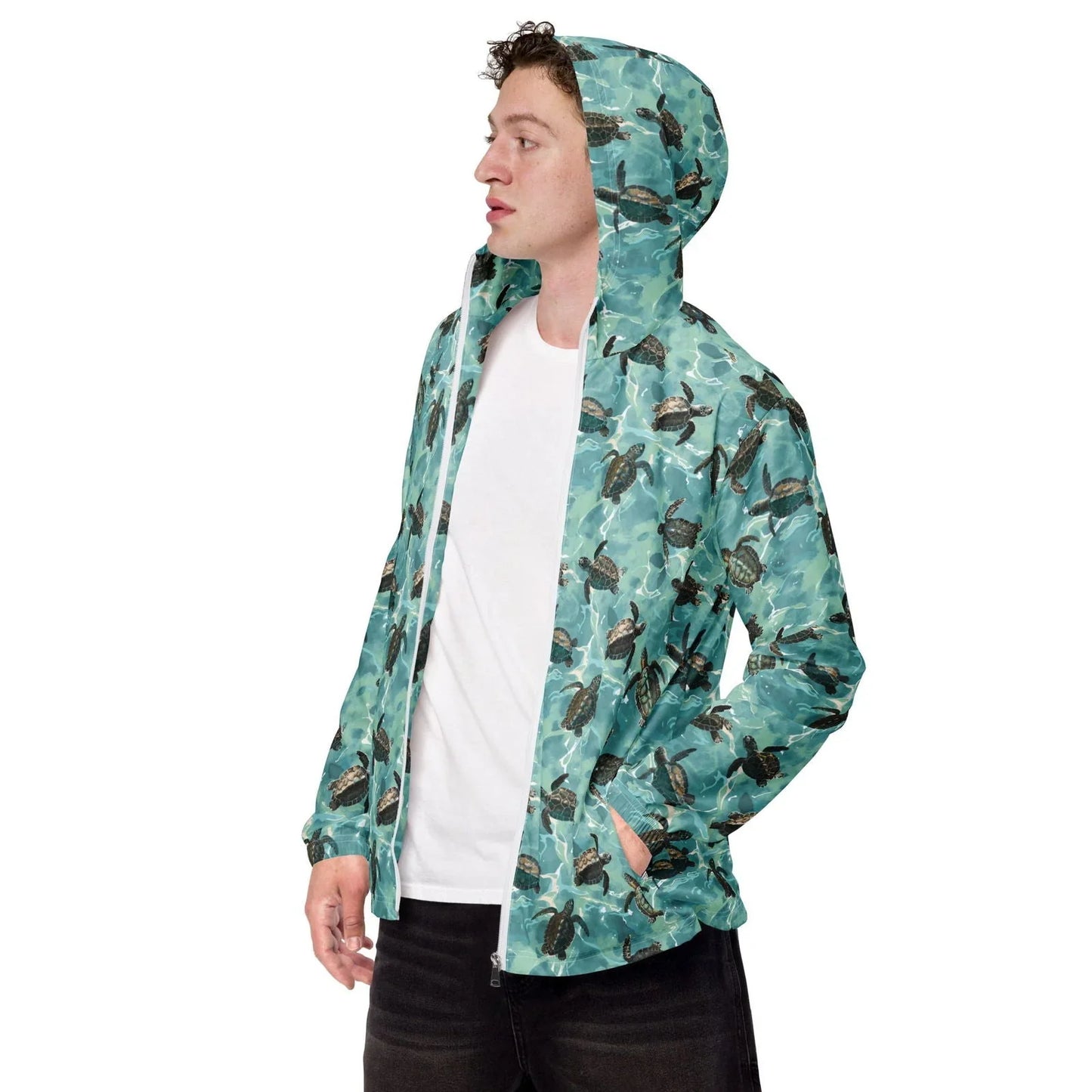 Oceanic Sea Turtle Men’s Windbreaker - Salinity Swimwear