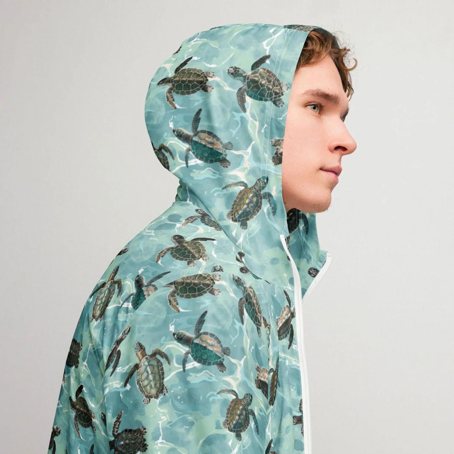 Oceanic Sea Turtle Men’s Windbreaker - Salinity Swimwear