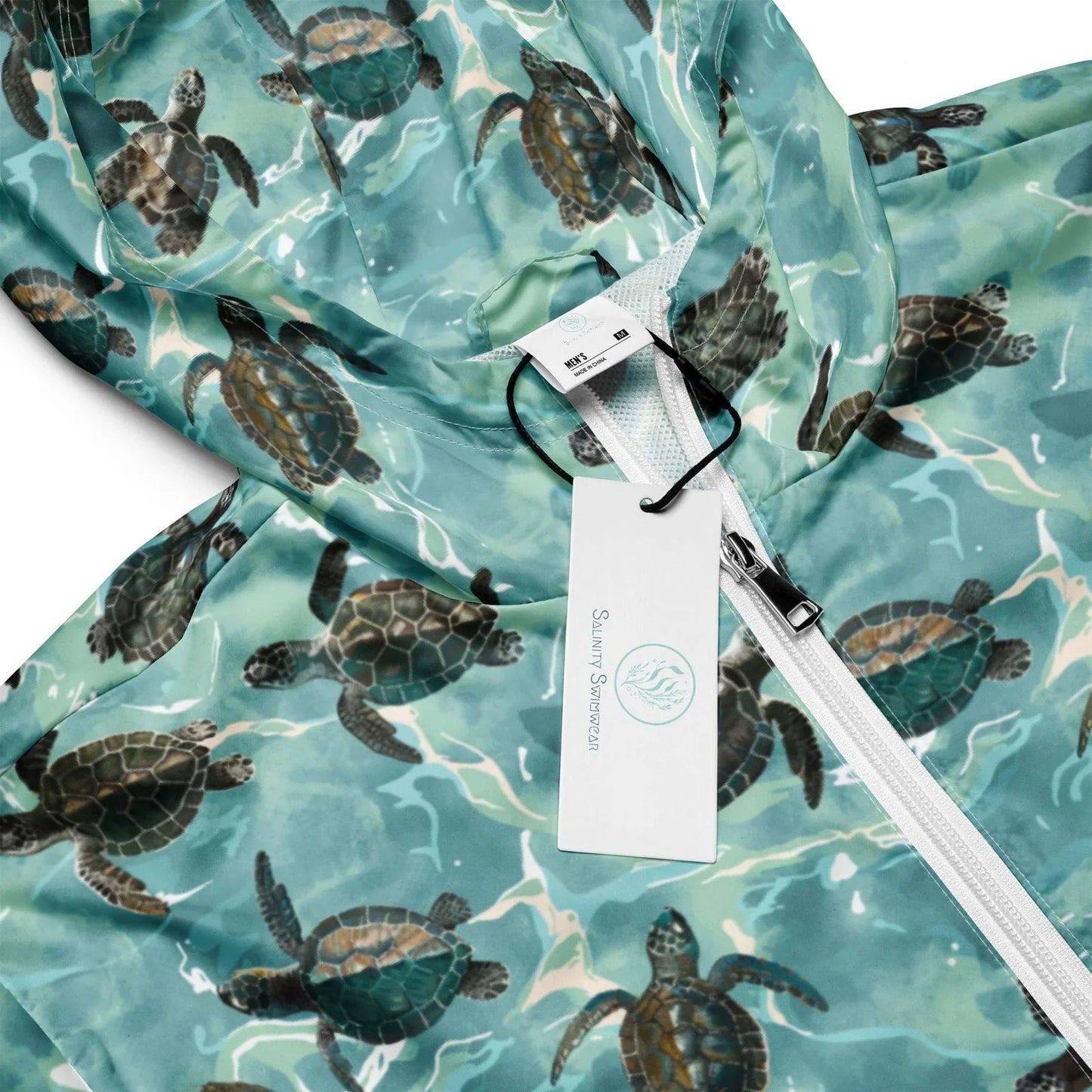 Oceanic Sea Turtle Men’s Windbreaker - Salinity Swimwear