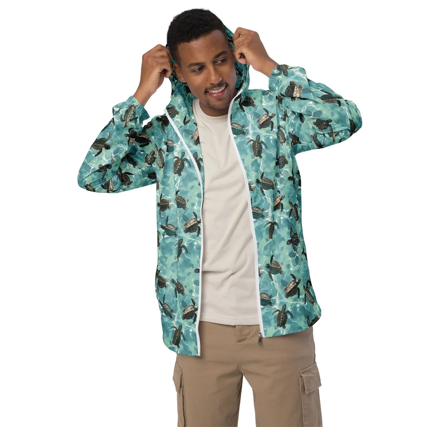 Oceanic Sea Turtle Men’s Windbreaker - Salinity Swimwear