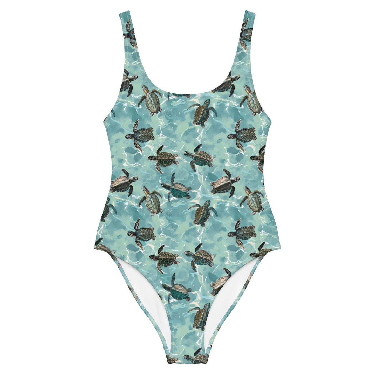 Oceanic Sea Turtle One-Piece Swimsuit - Salinity Swimwear