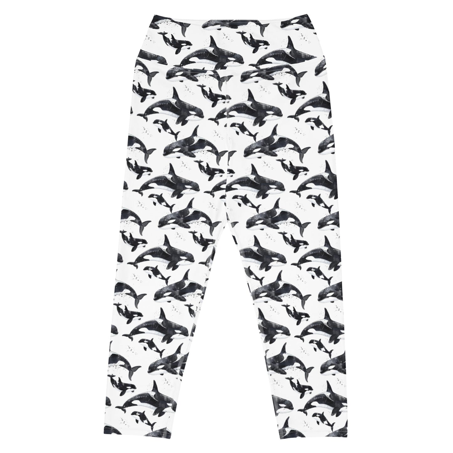 Salinity Swimwear Orca Pod Capri Swim Leggings Capri Leggings